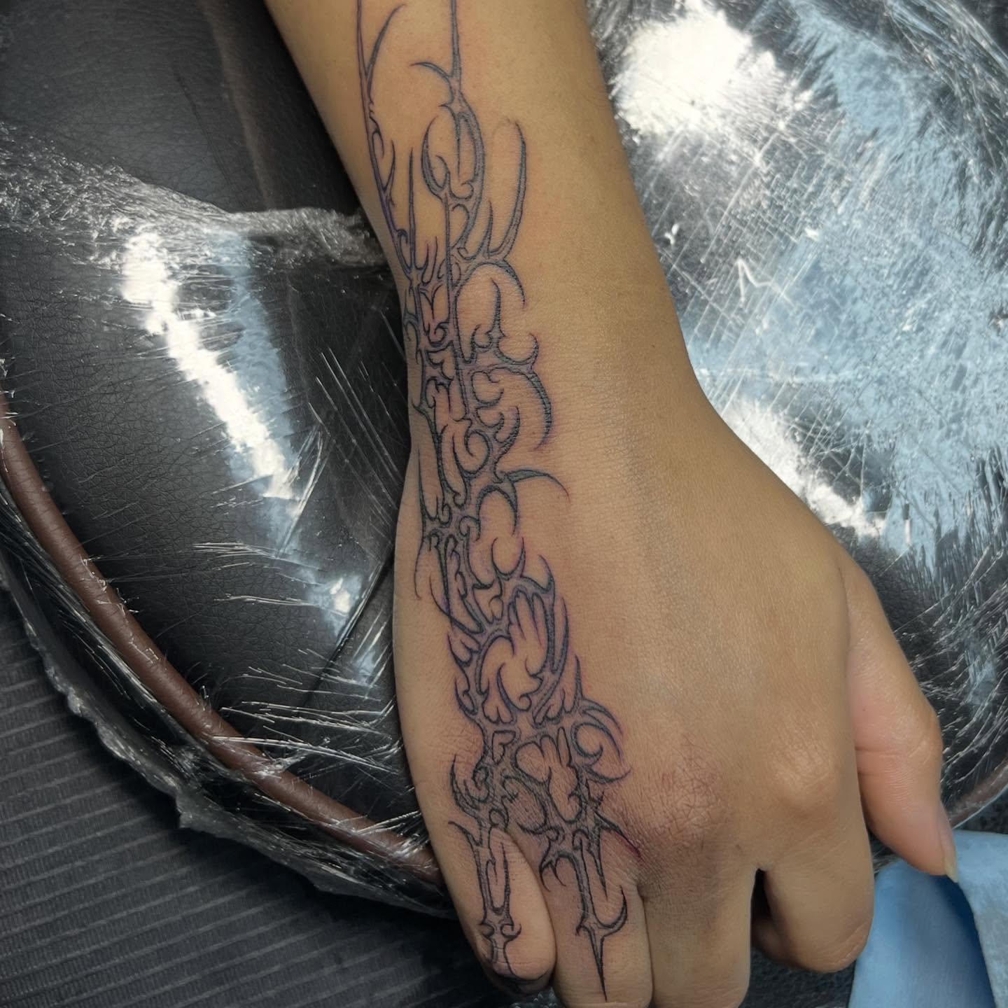 Tattoo by @jusan.tattoos — tribal