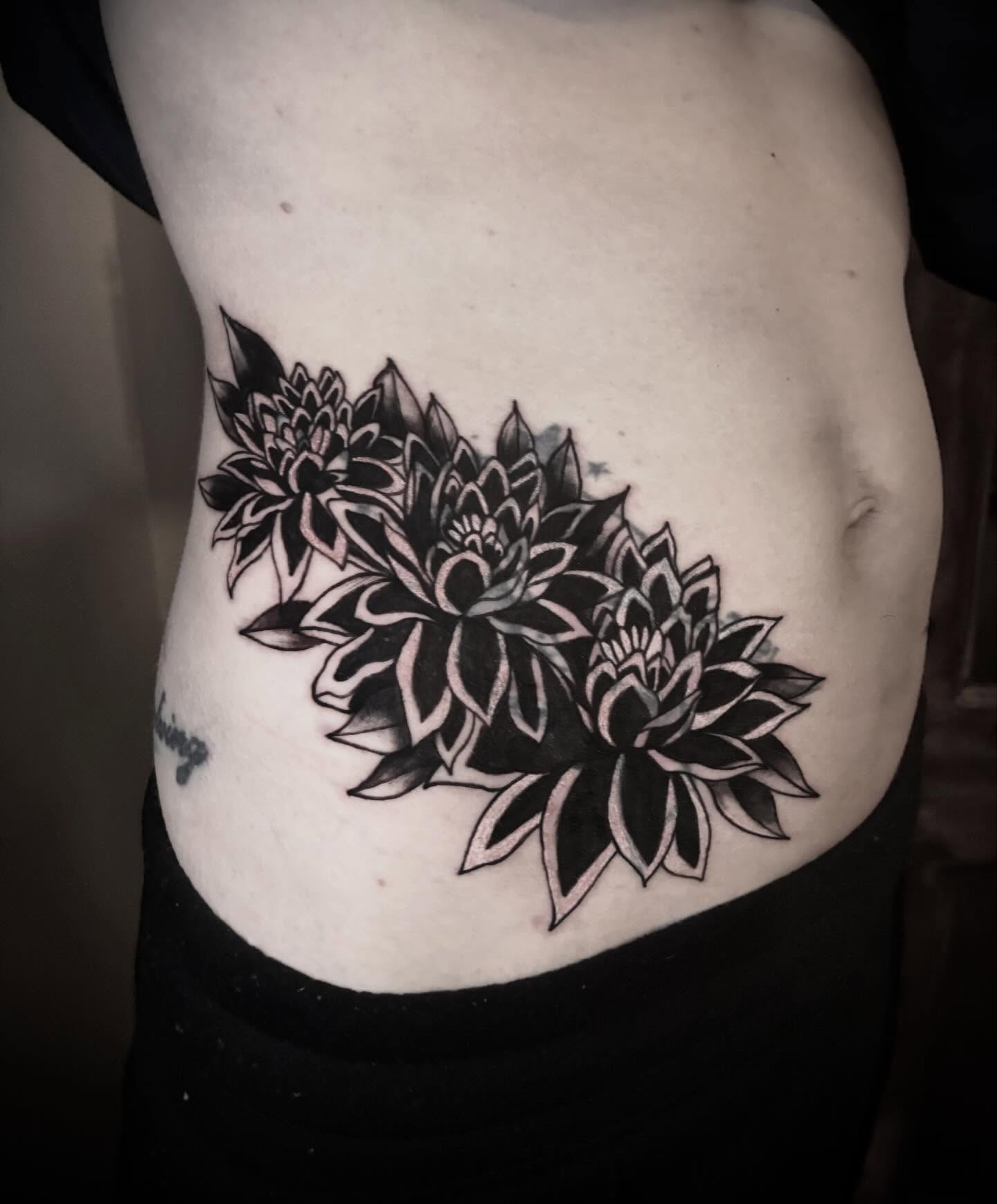 Tattoo by @marzxink — black_and_grey