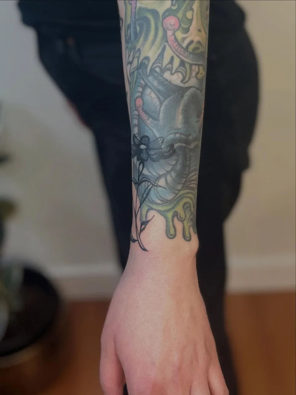 Tattoo by @tattia.tattoos — american_traditional, dotwork