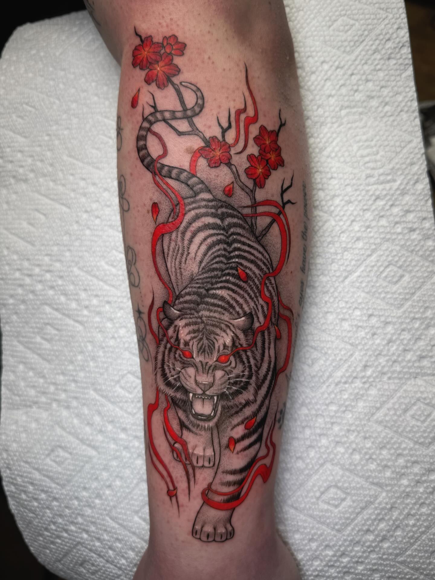 Tattoo by @audreymicheletattoos — japanese_irezumi, realism