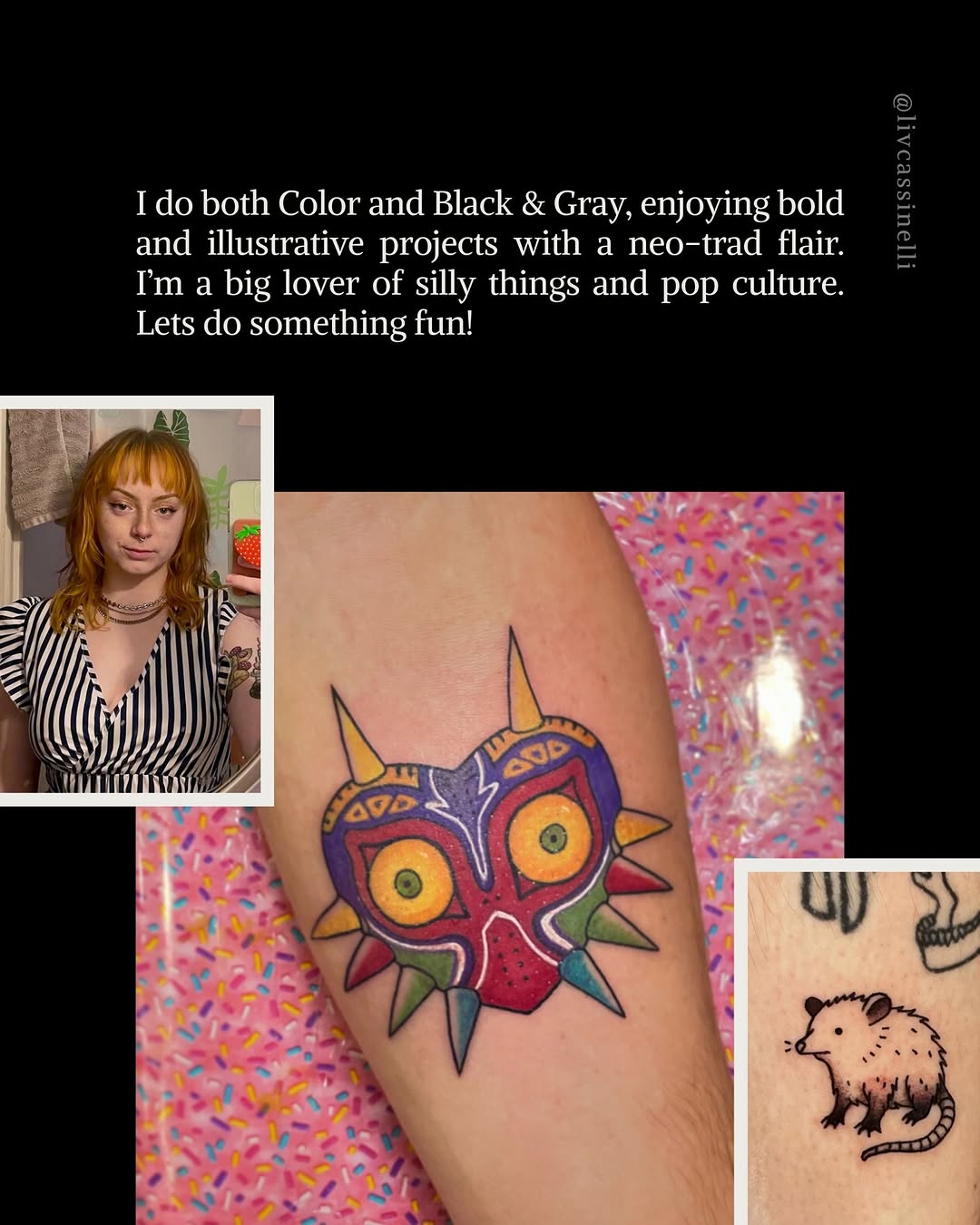 Tattoo by @livcassinelli โ neo_traditional