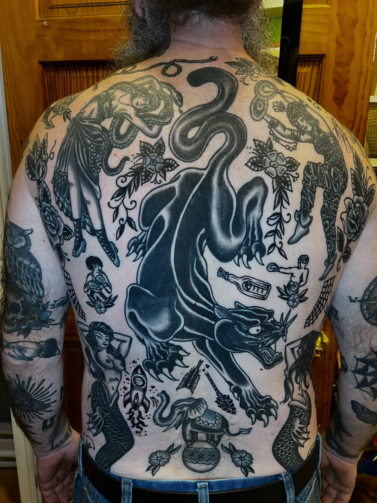 Tattoo by @braytontattoos — american_traditional, black_and_grey