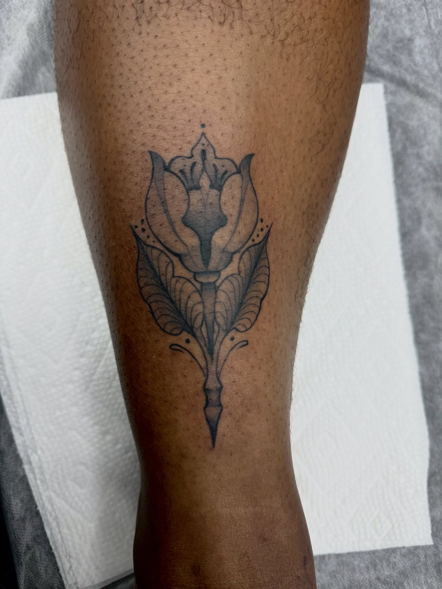 Tattoo by @zeebrruh_ — black_and_grey
