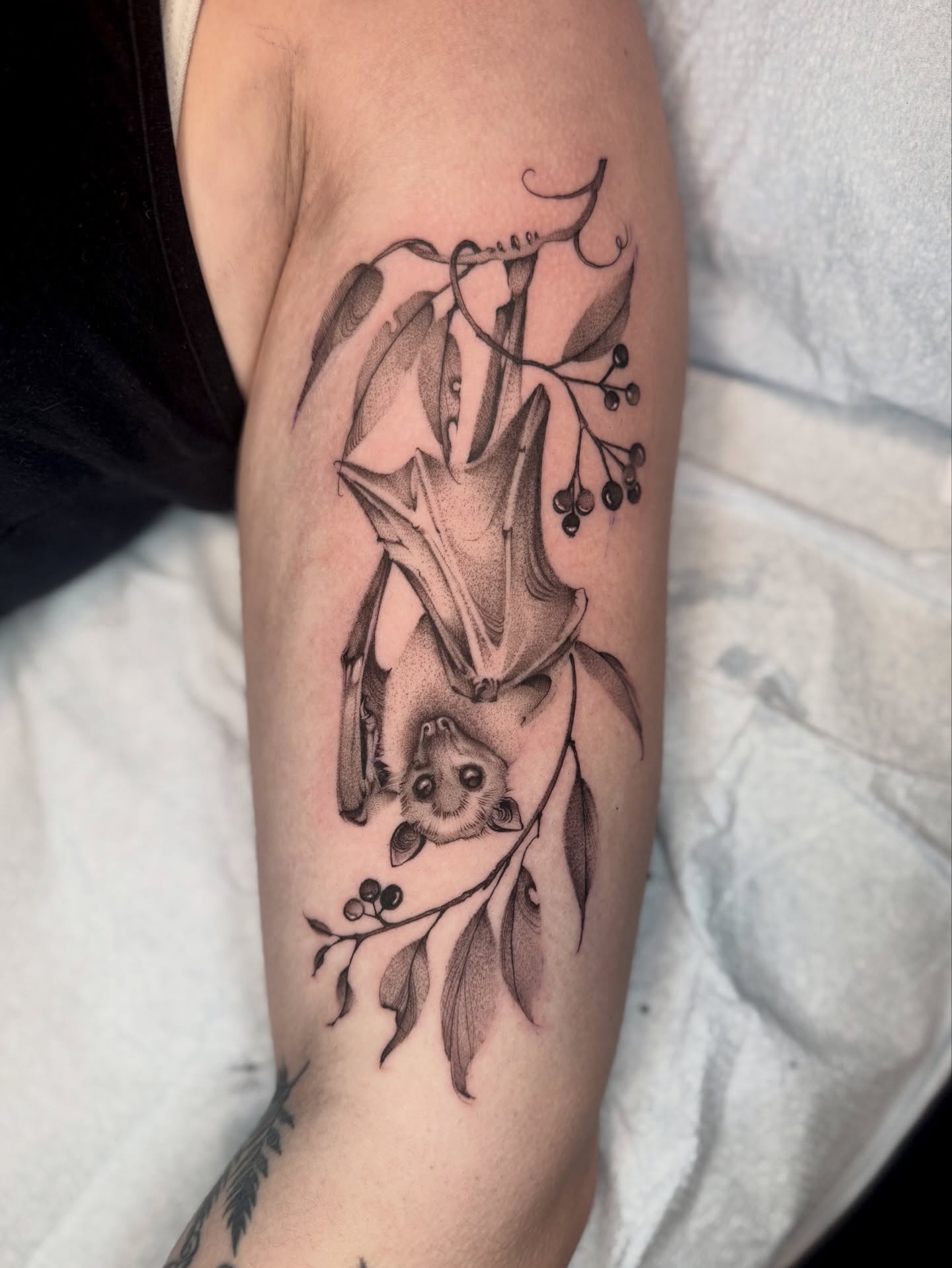 Tattoo by @turnipgirl_tattoo — black_and_grey, realism