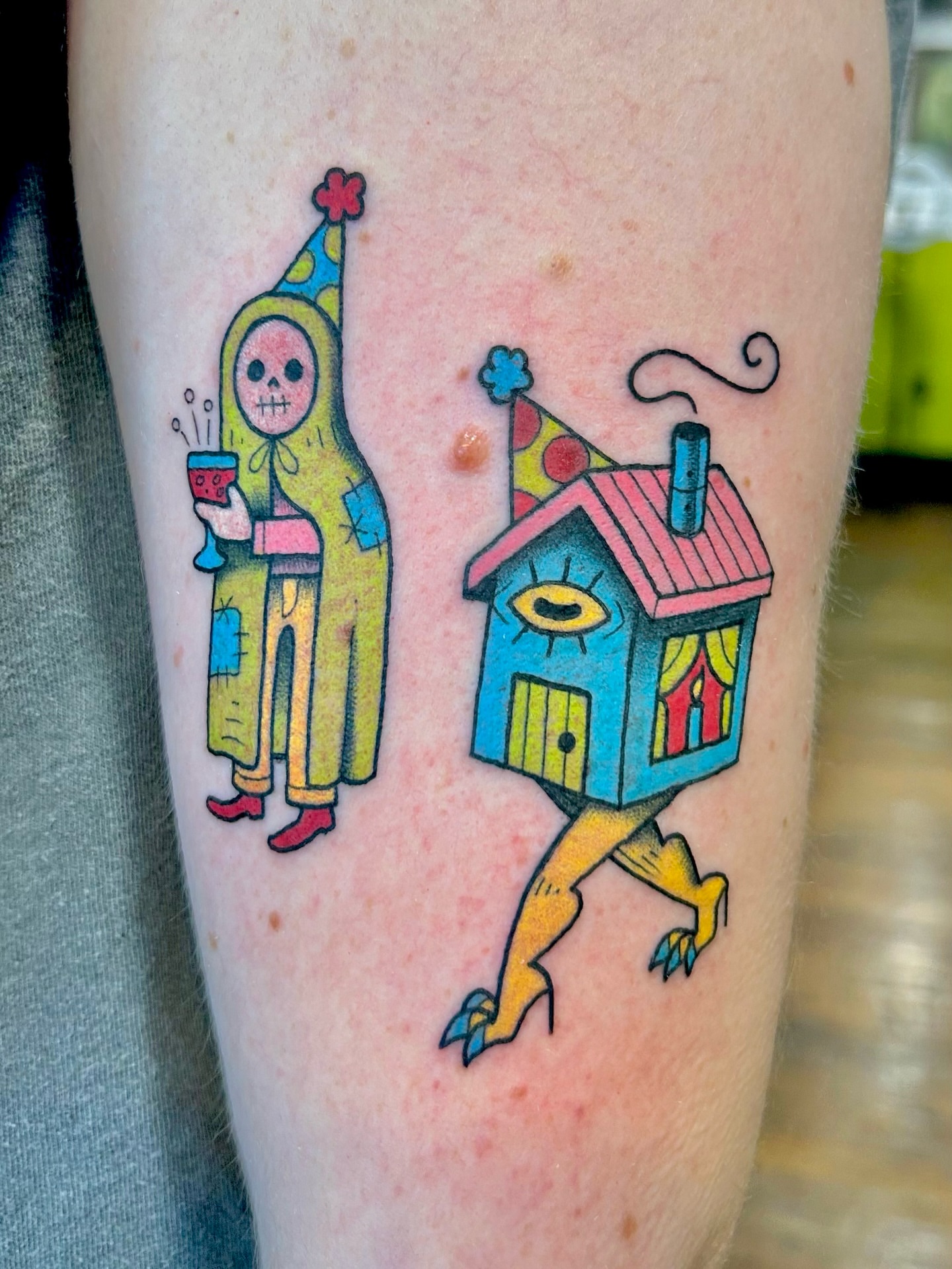 Tattoo by @sadiebartchtattoos — american_traditional, illustrative