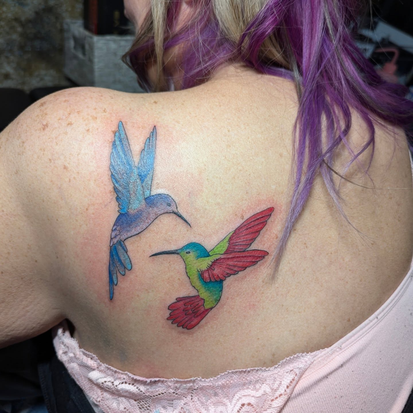 Tattoo by @jousmile_tattoos — watercolor