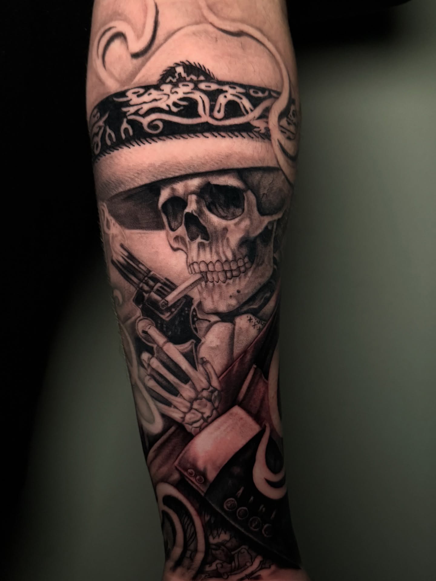 Tattoo by @inkedbykiki — black_and_grey, realism