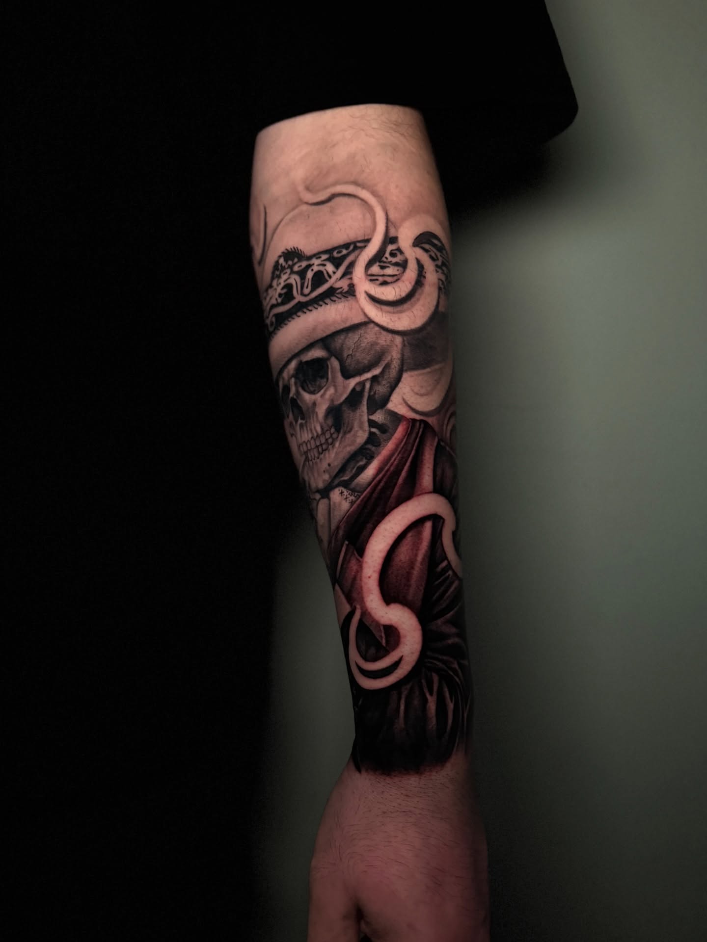 Tattoo by @inkedbykiki — black_and_grey, realism