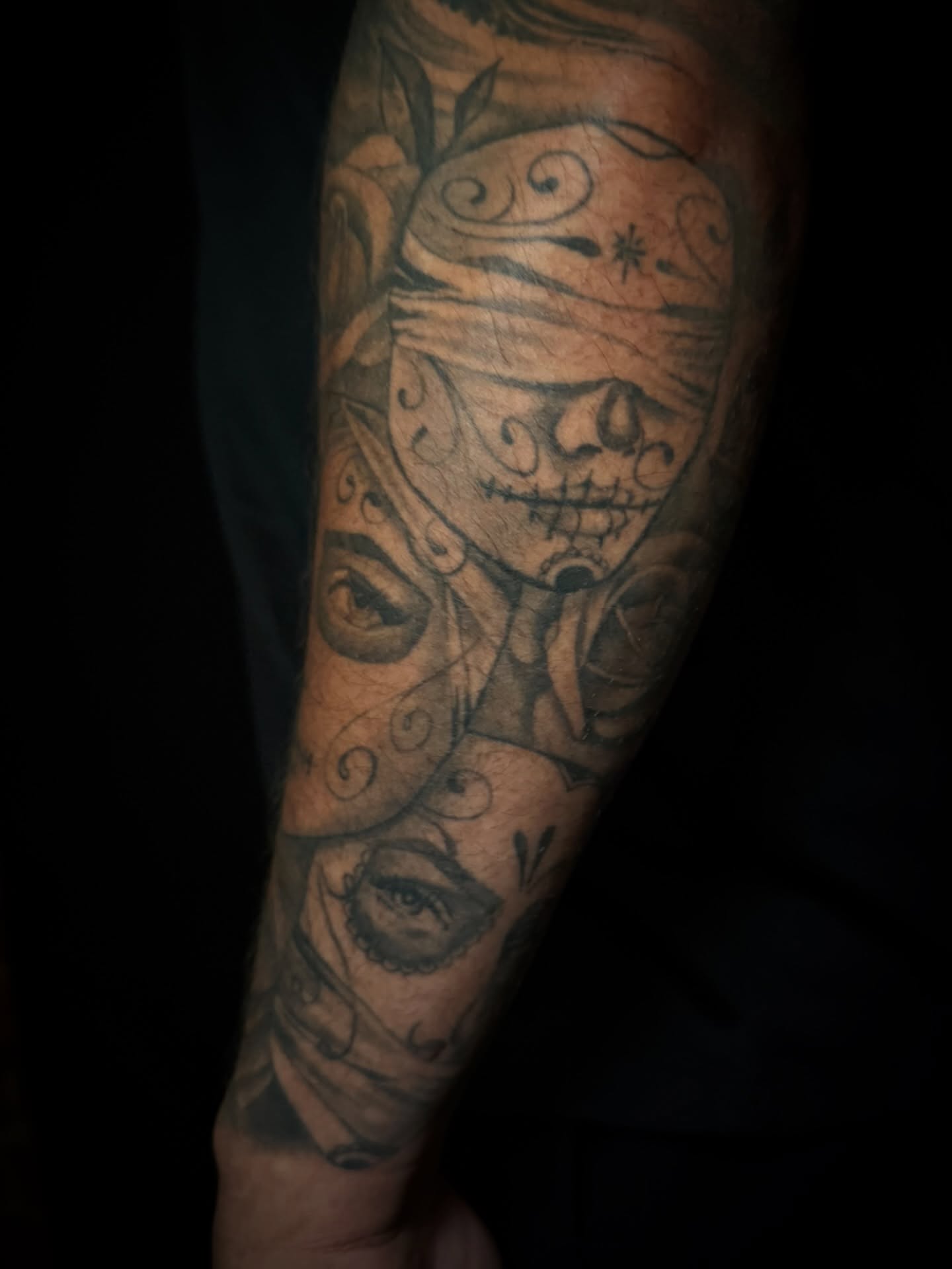 Tattoo by @francistattooer — black_and_grey