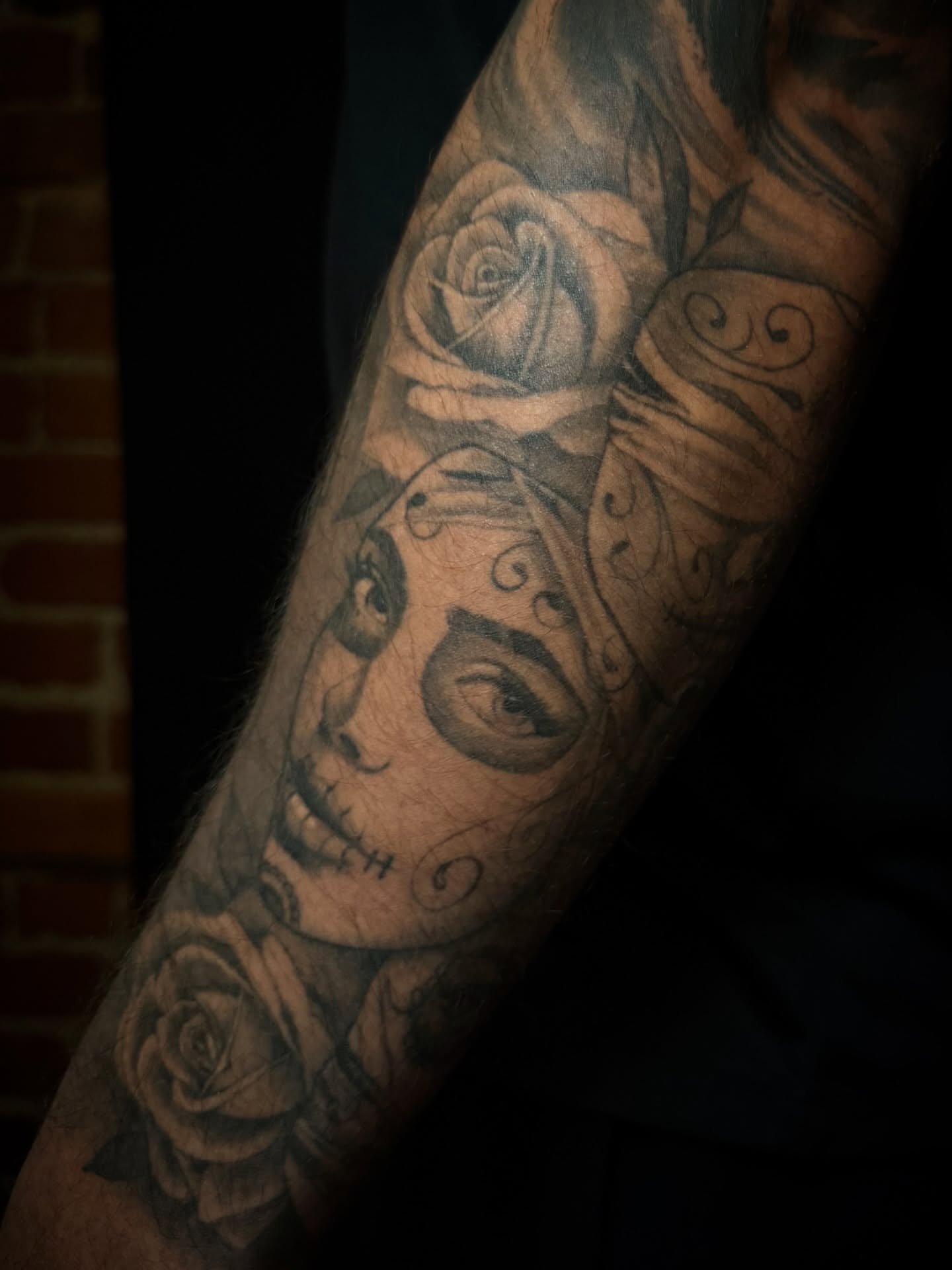 Tattoo by @francistattooer — black_and_grey, realism