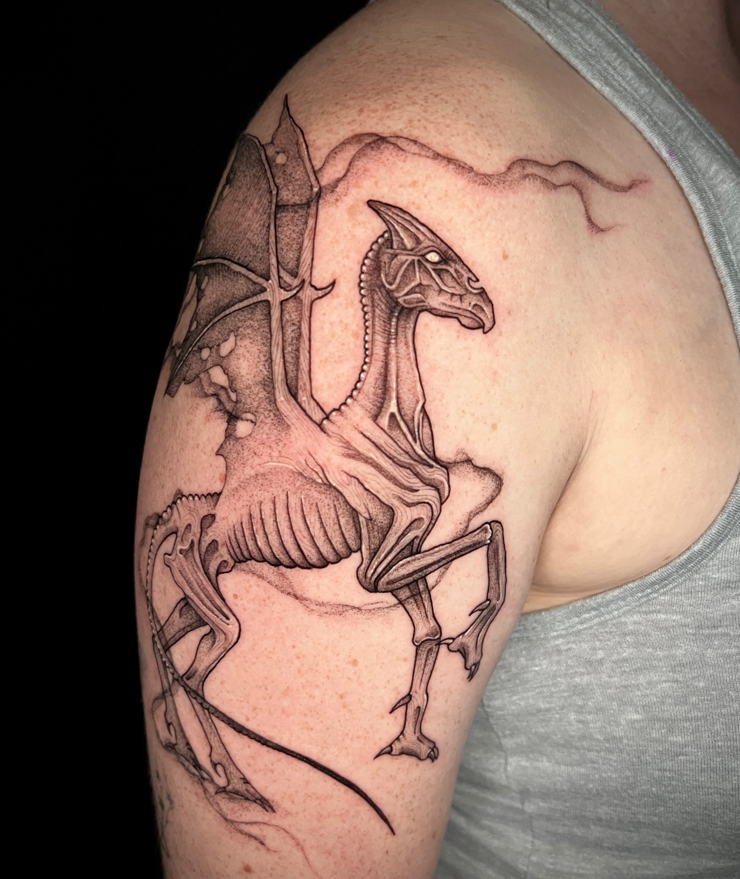 Tattoo by @patakota_ — black_and_grey, realism