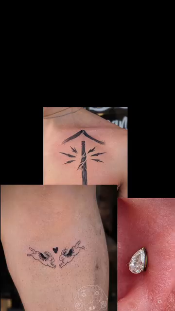 Tattoo by @little_goad_arts โ fine_line, minimalist
