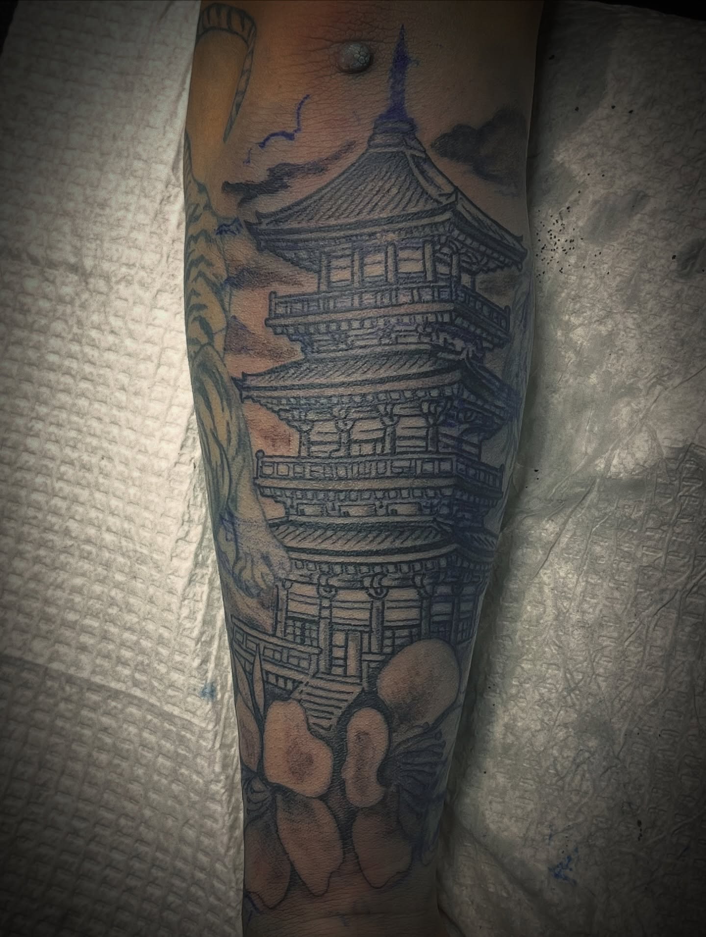 Tattoo by @selenamariatattoos — black_and_grey