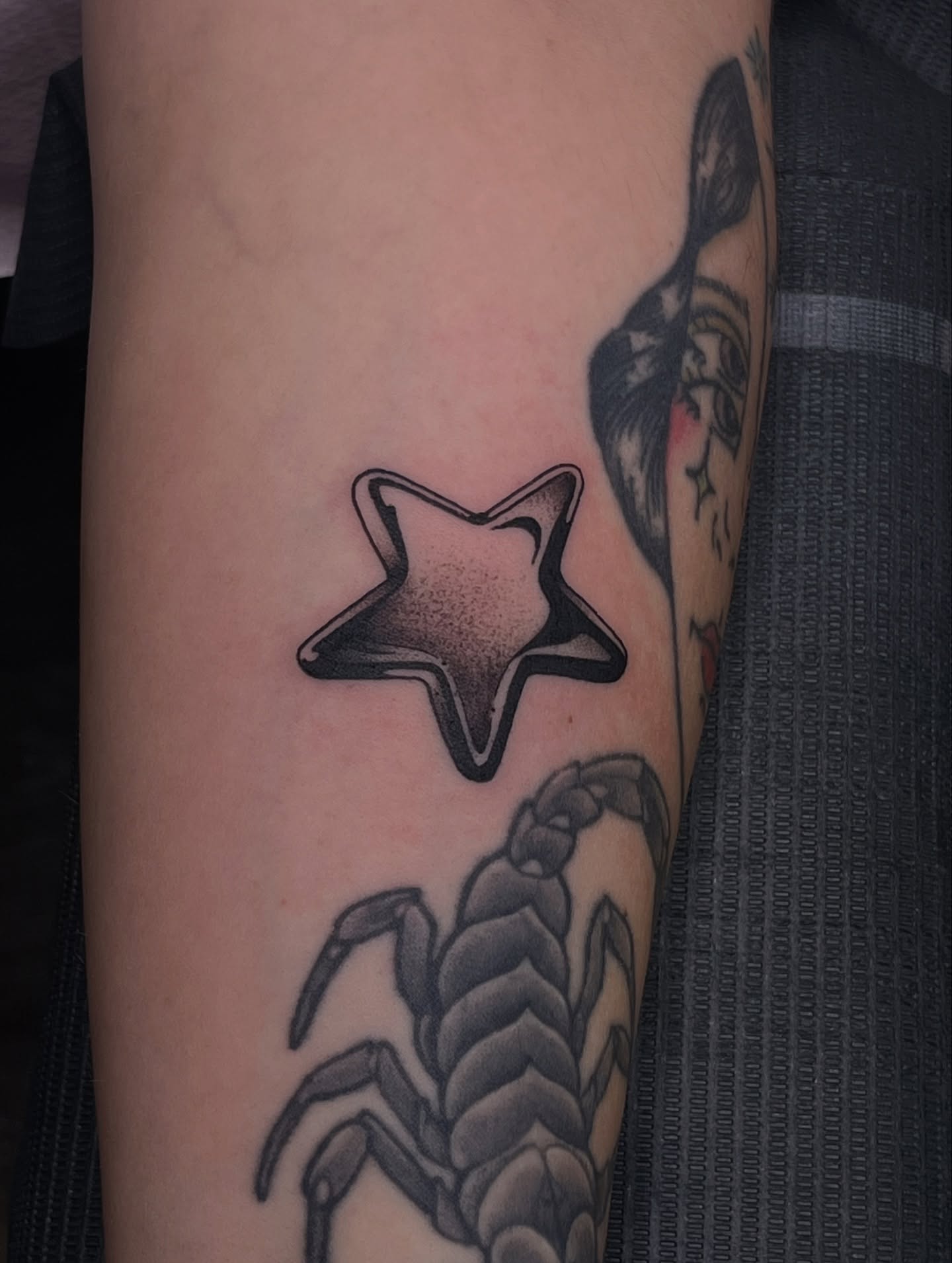 Tattoo by @sick_brat — dotwork