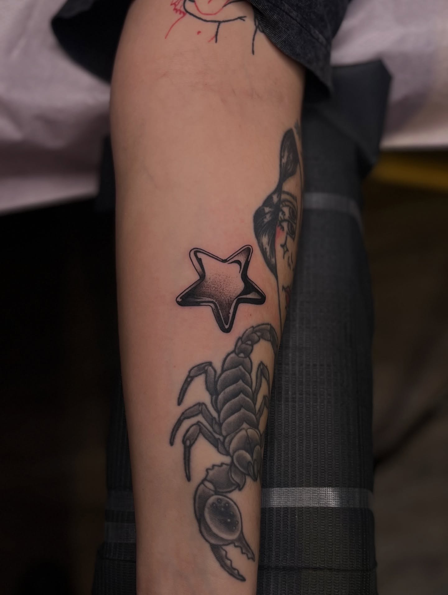 Tattoo by @sick_brat — black_and_grey