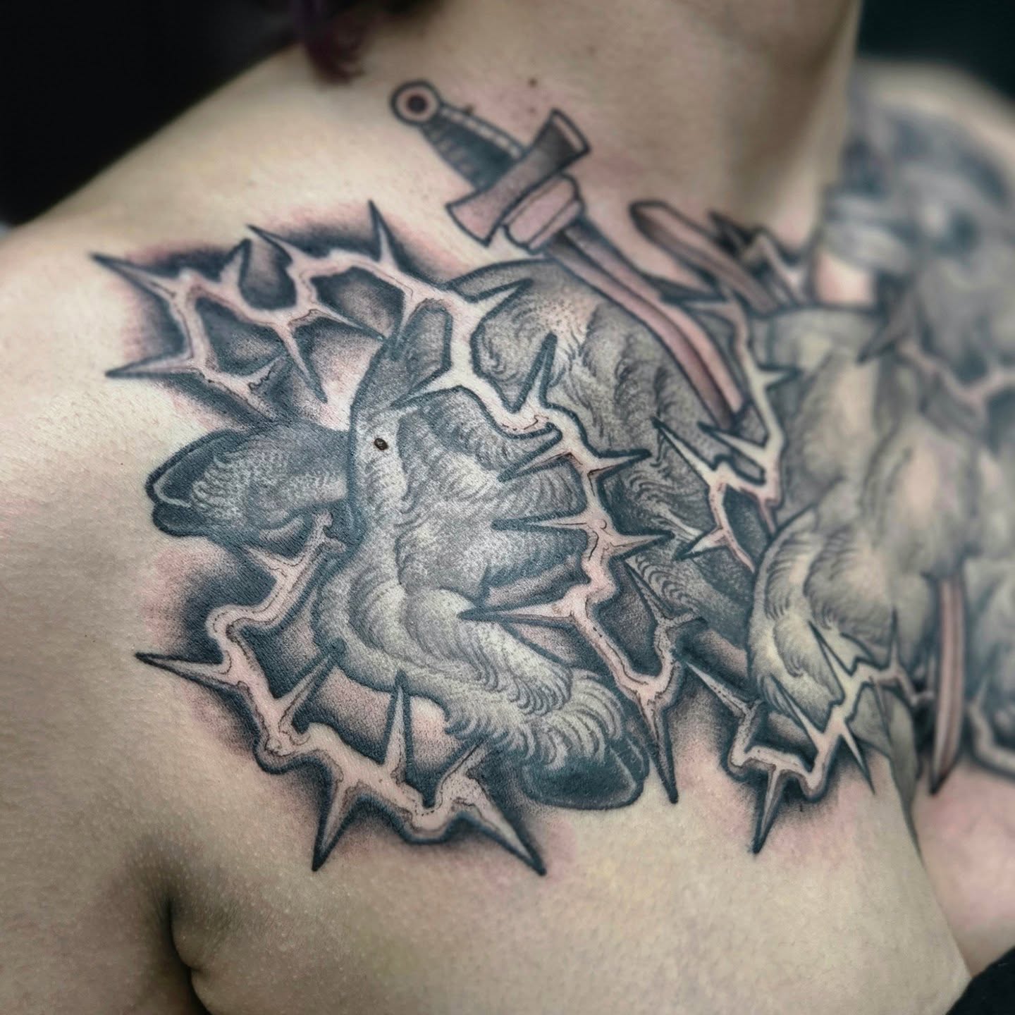 Tattoo by @john.sunderland β black_and_grey