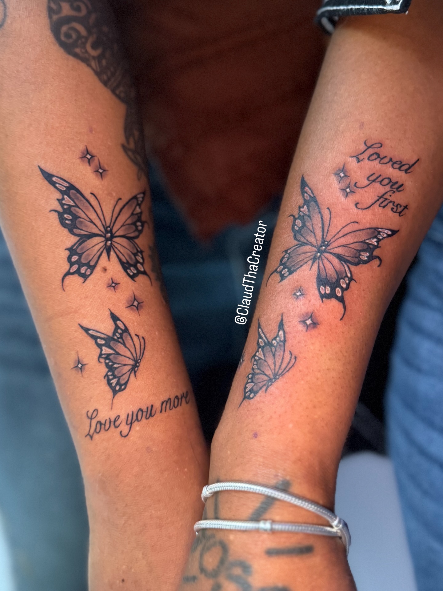 Tattoo by @claudthacreator — black_and_grey