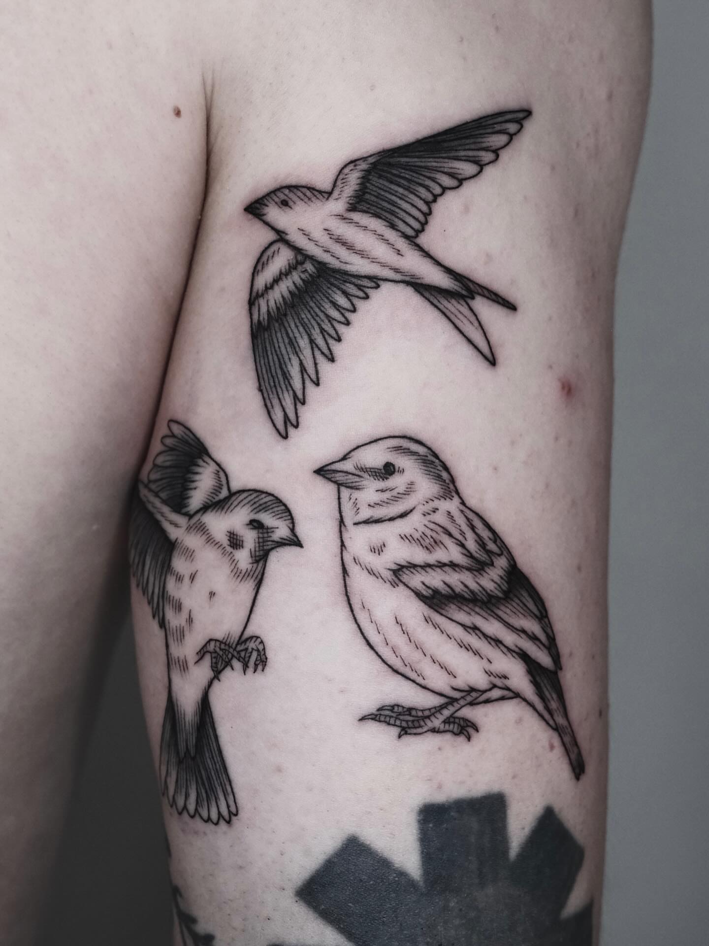 Tattoo by @nocool_kim — black_and_grey