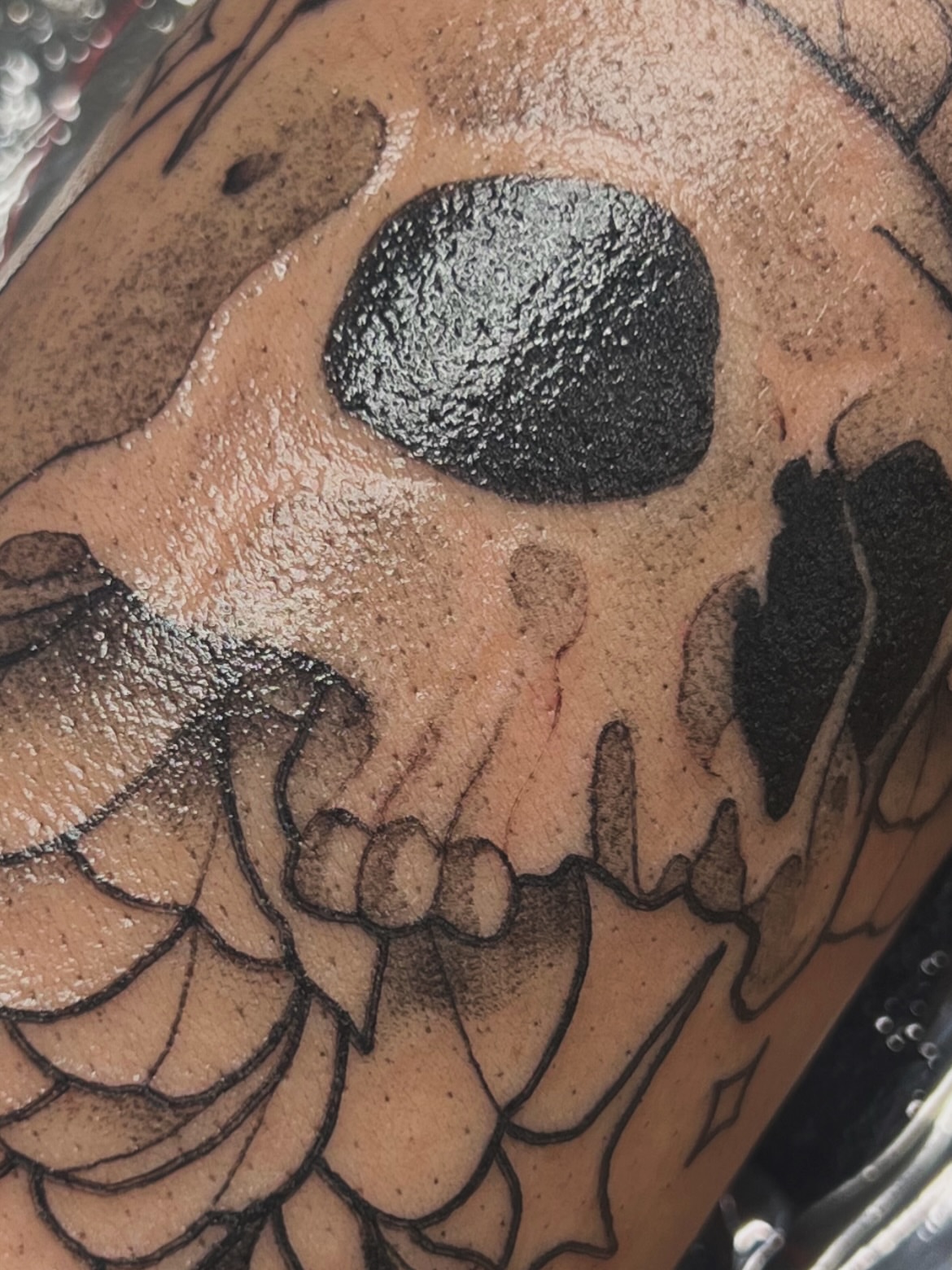 Tattoo by @hollytattoos__ — black_and_grey