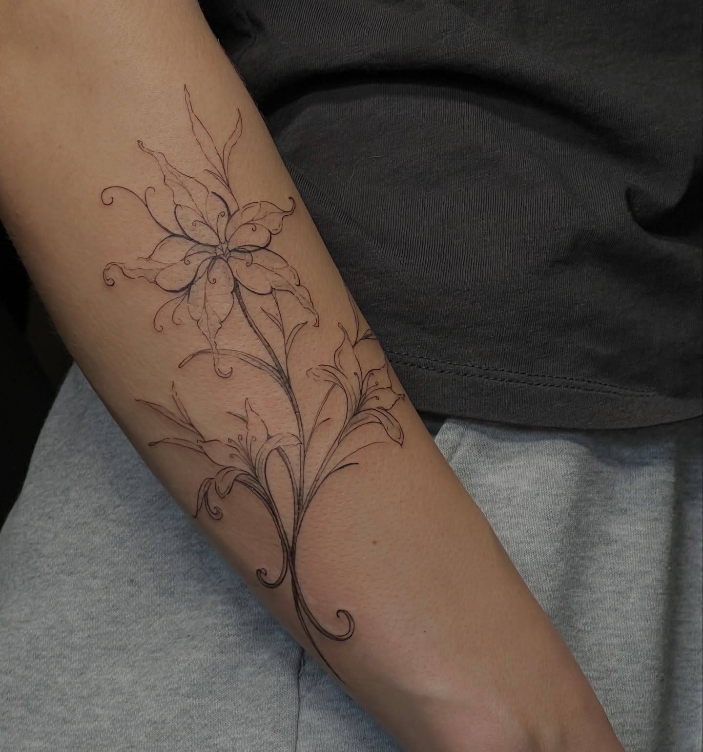 Tattoo by @snowyy.inks — black_and_grey