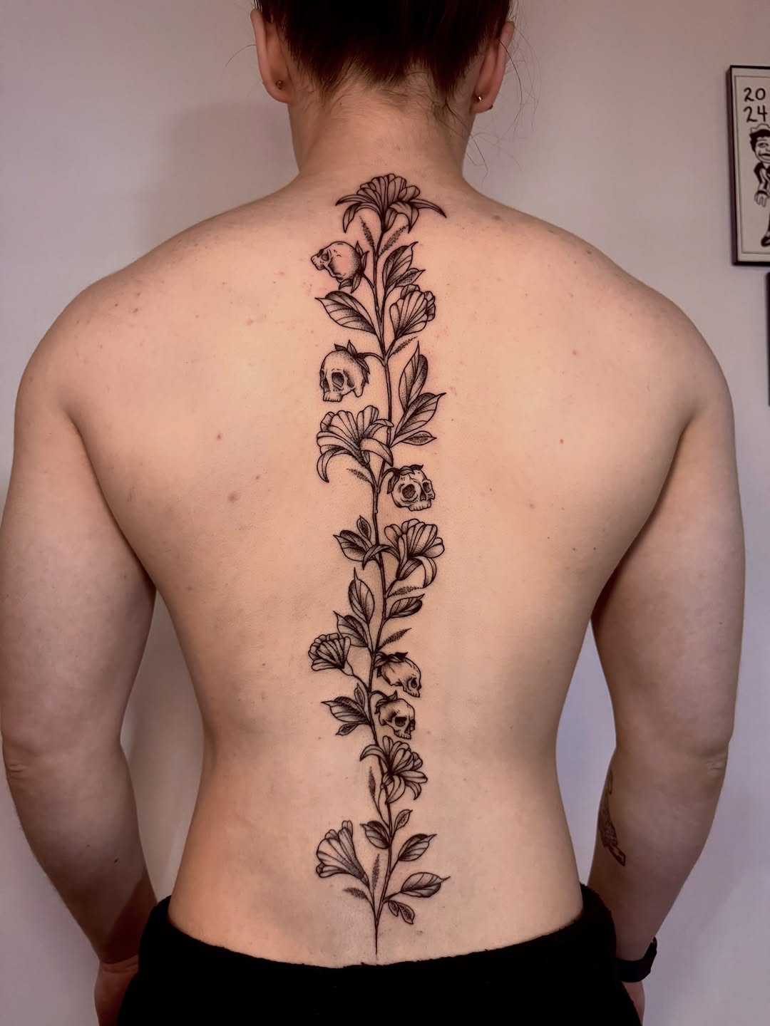 Tattoo by @gailtattoos — fine_line, black_and_grey