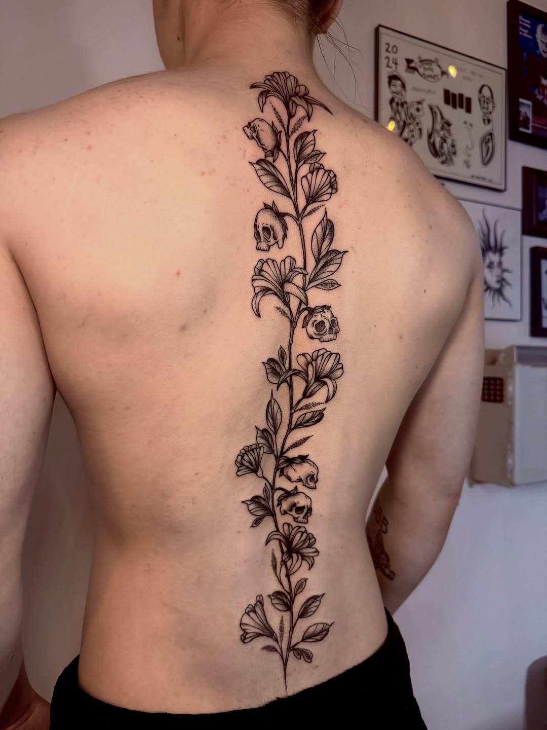 Tattoo by @gailtattoos — fine_line, black_and_grey