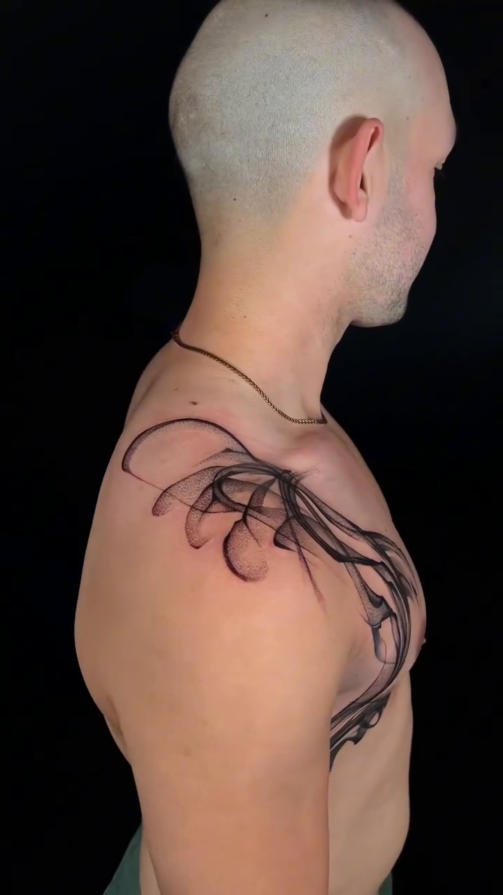 Tattoo by @em.j.francis — blackwork, black_and_grey