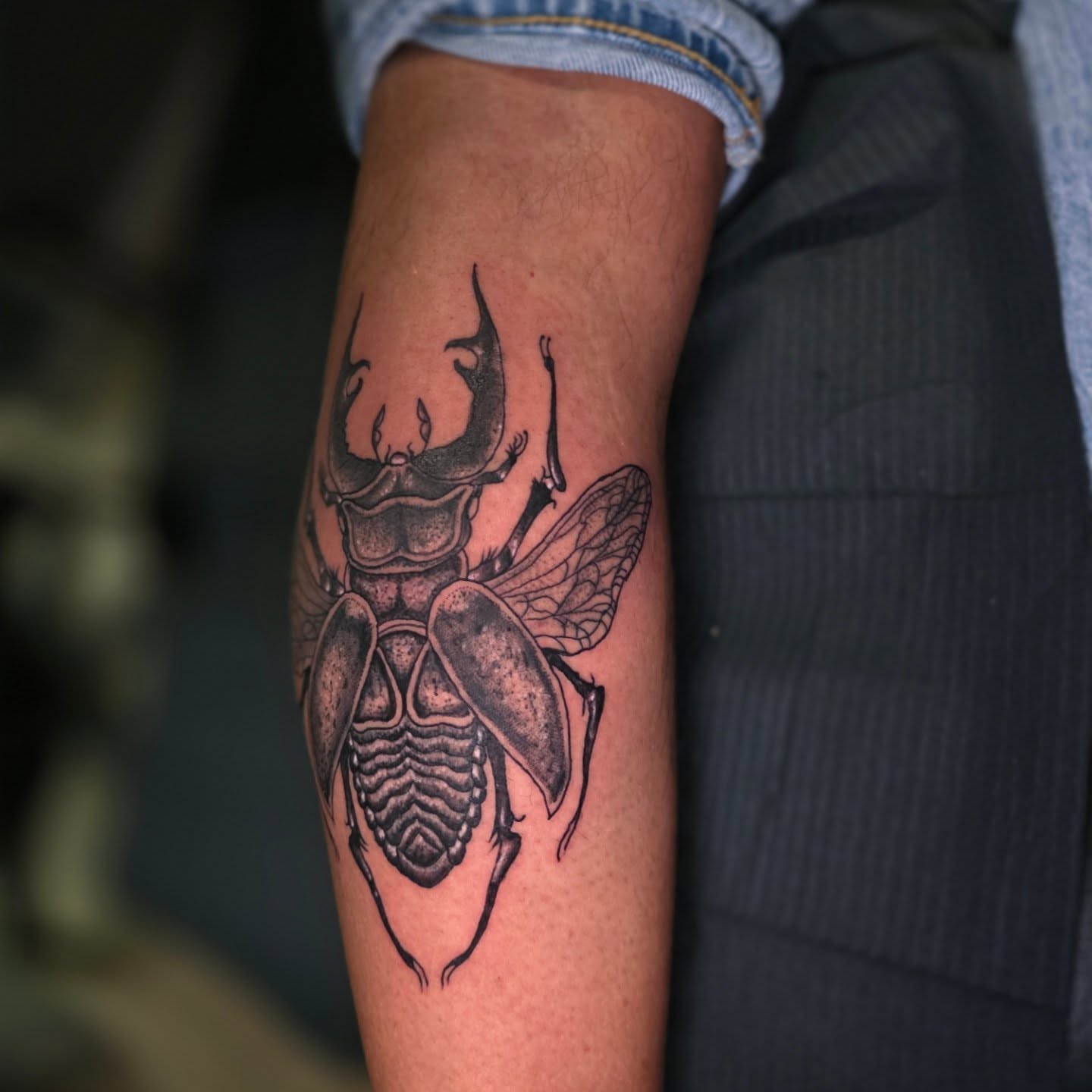 Tattoo by @eddy_tinta — black_and_grey, realism