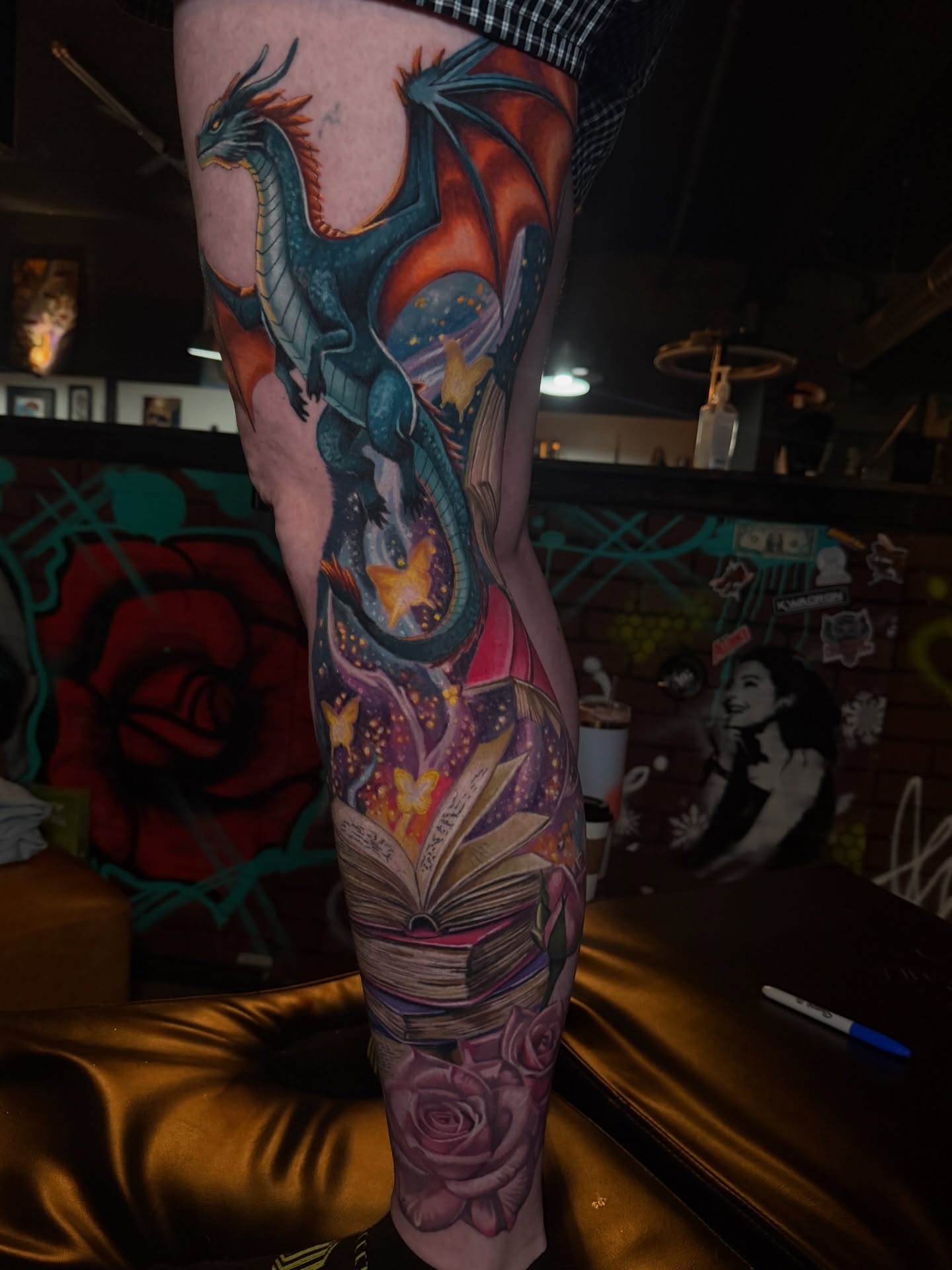 Tattoo by @scottyptattoos — realism, dotwork