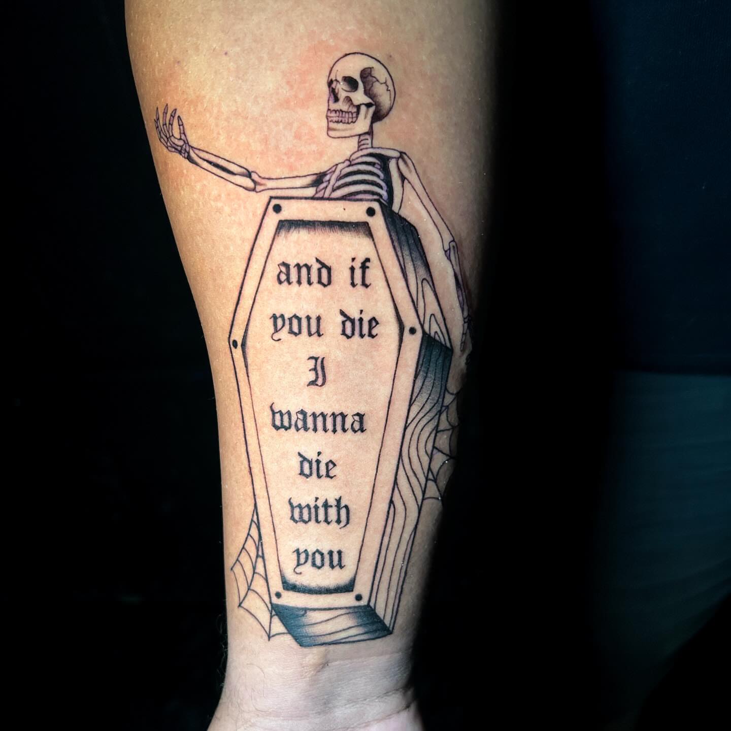 Tattoo by @maiapizarro_art — black_and_grey