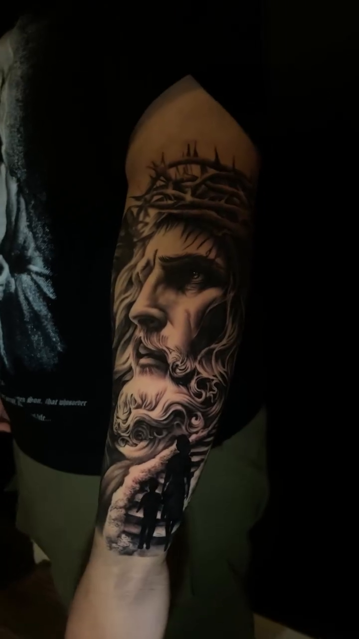 Tattoo by @tiffypxo — realism, black_and_grey