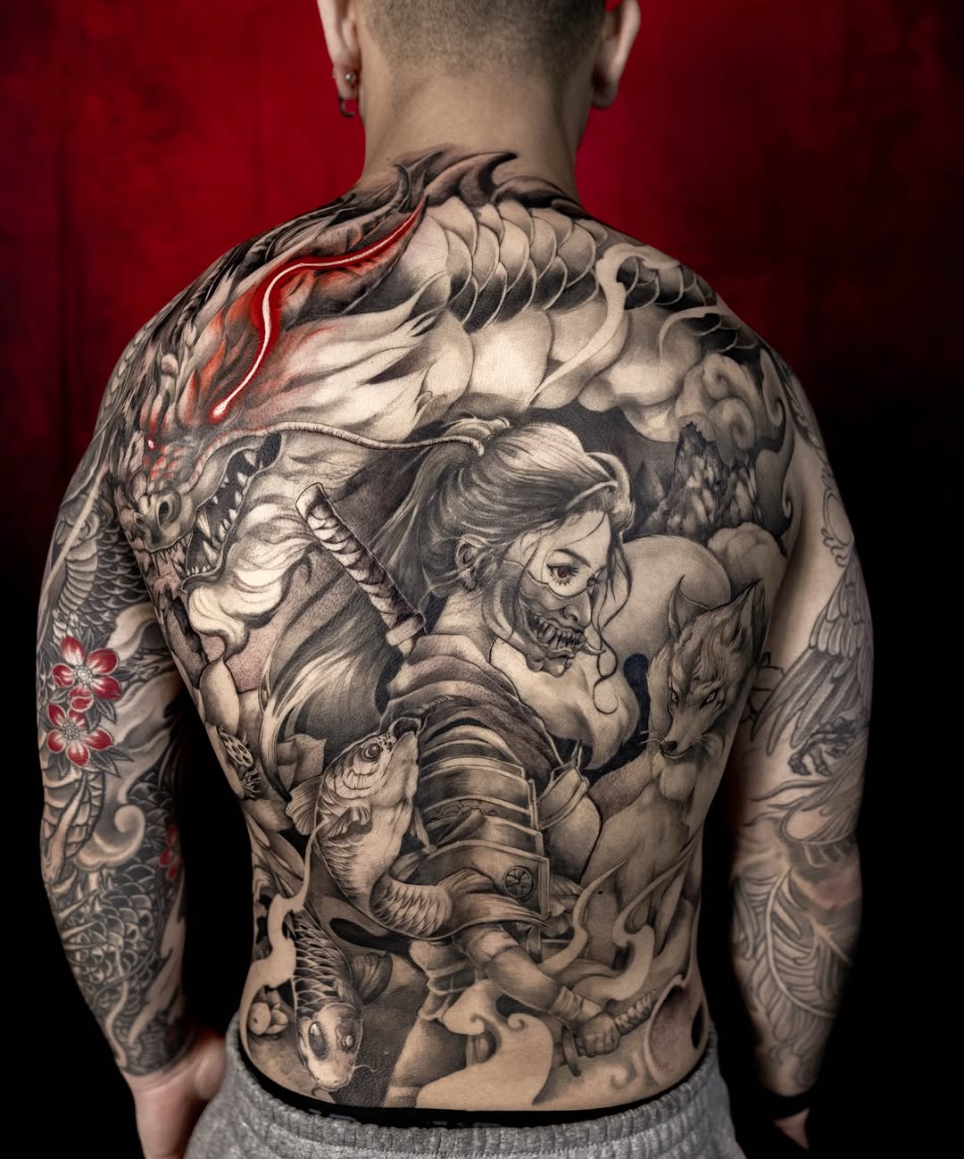 Tattoo by @1kc_laurenbeee — japanese_irezumi, realism