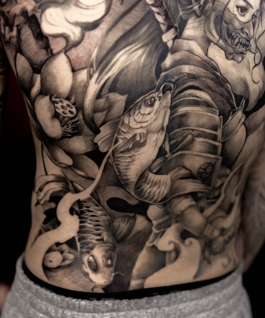 Tattoo by @1kc_laurenbeee — japanese_irezumi, realism