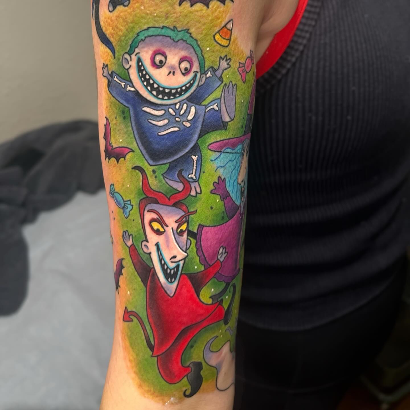 Tattoo by @ickynickki — illustrative, anime