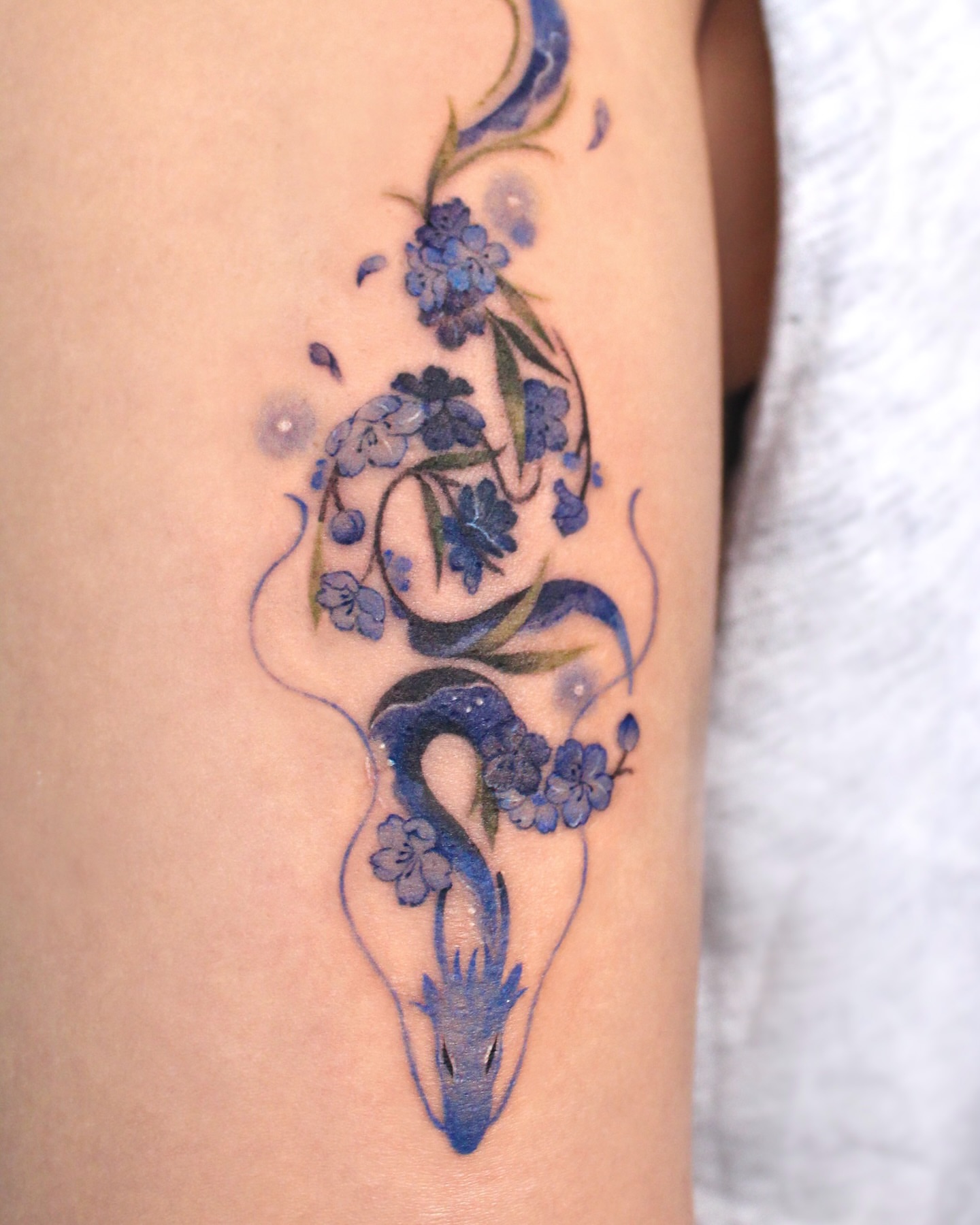 Tattoo by @leesun_tattoo — watercolor, new_school