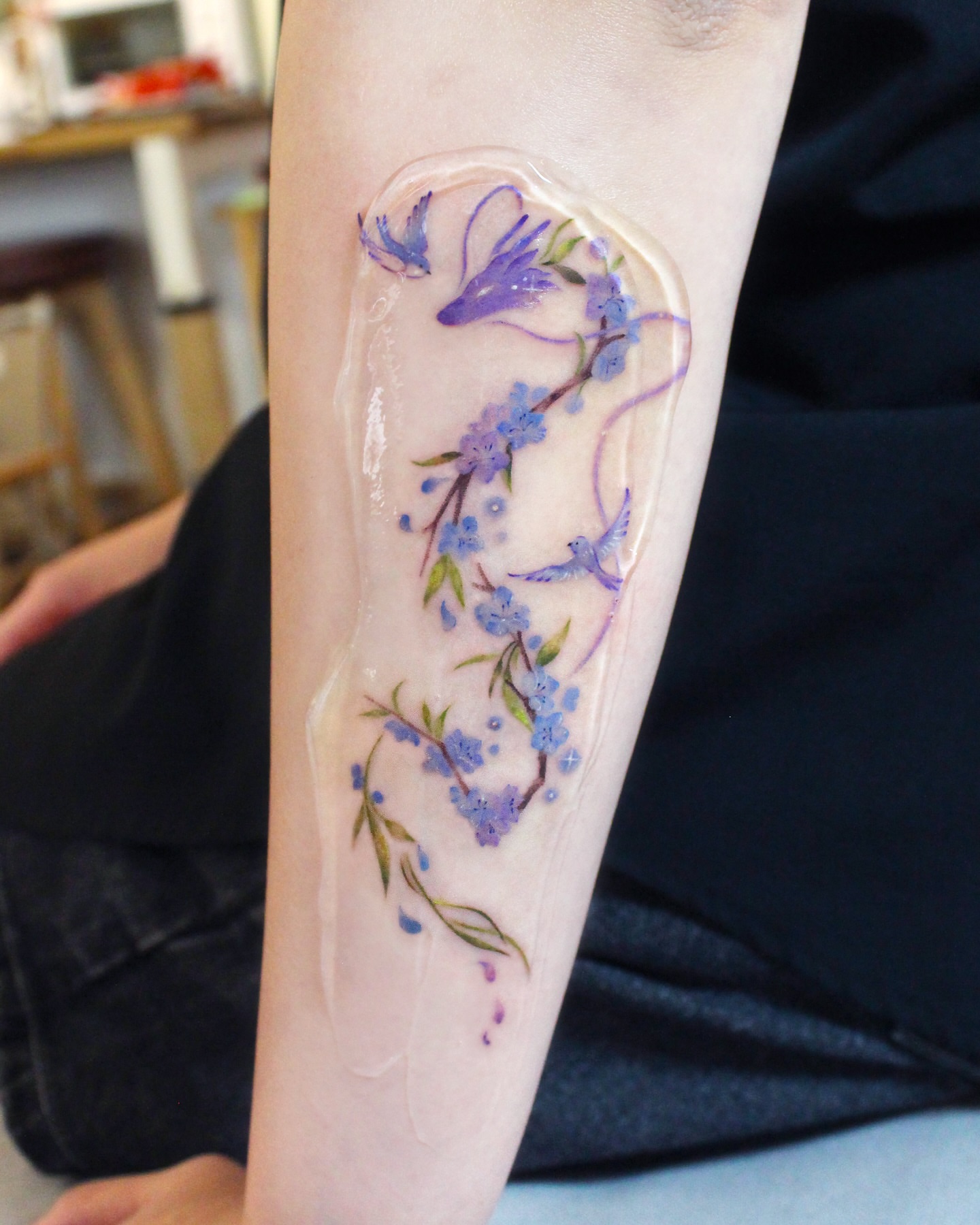 Tattoo by @leesun_tattoo — watercolor
