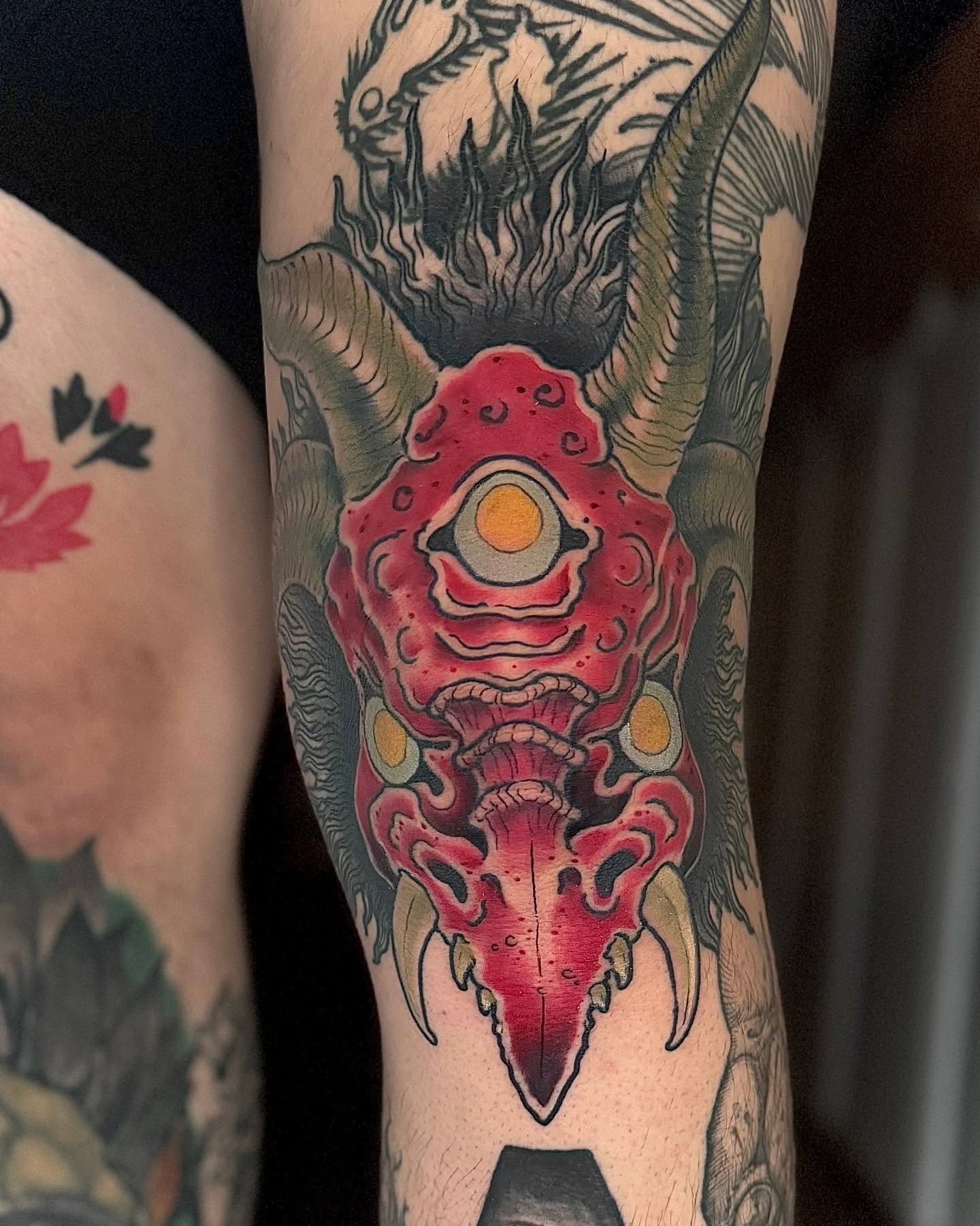 Tattoo by @carterclvn — american_traditional, dark_realism