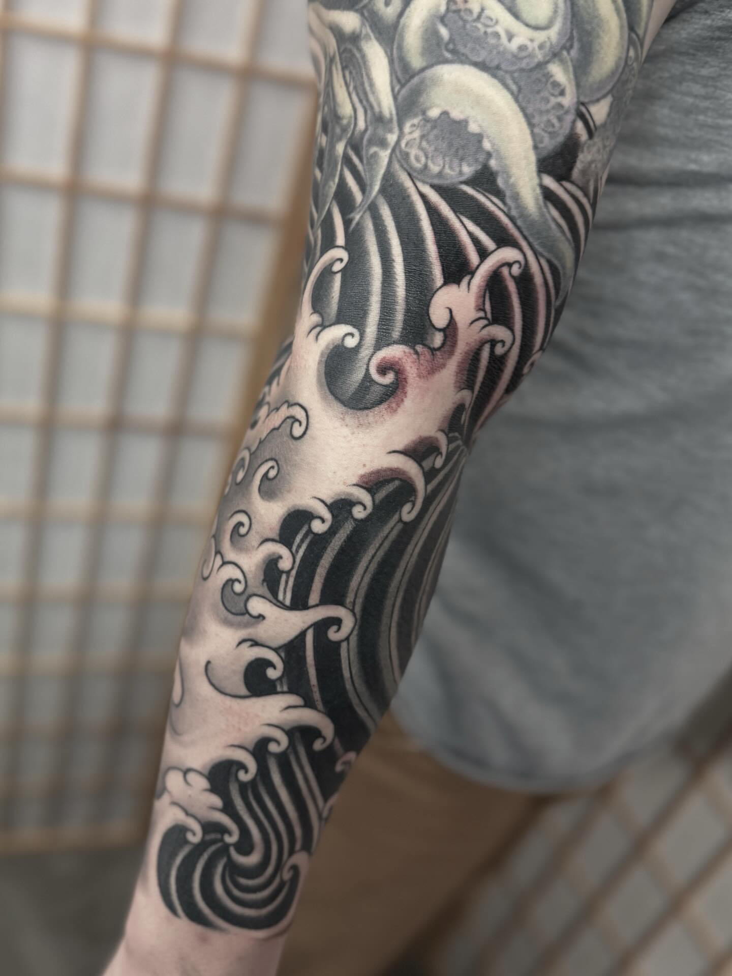 Tattoo by @tattoosbyanya β black_and_grey, japanese_irezumi