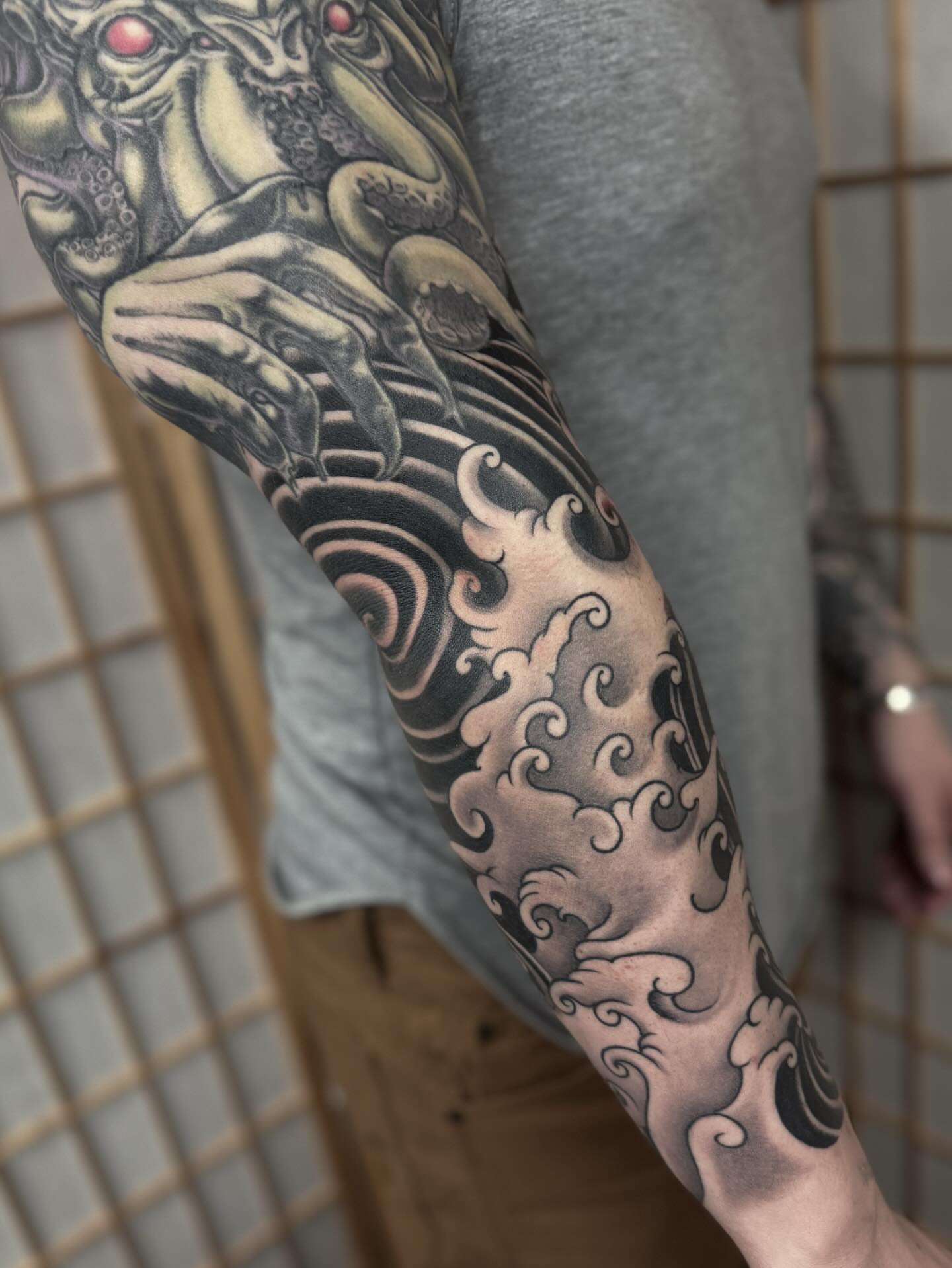 Tattoo by @tattoosbyanya β black_and_grey, japanese_irezumi