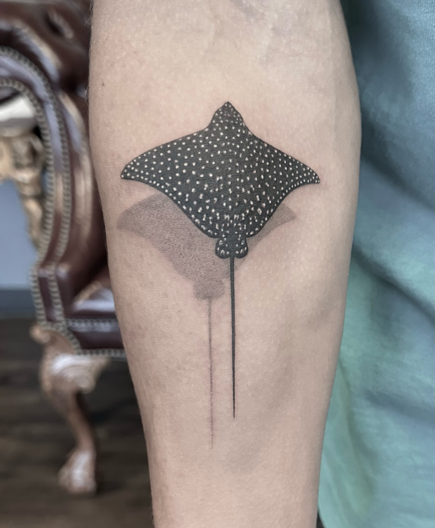 Tattoo by @cj.concepts — dotwork