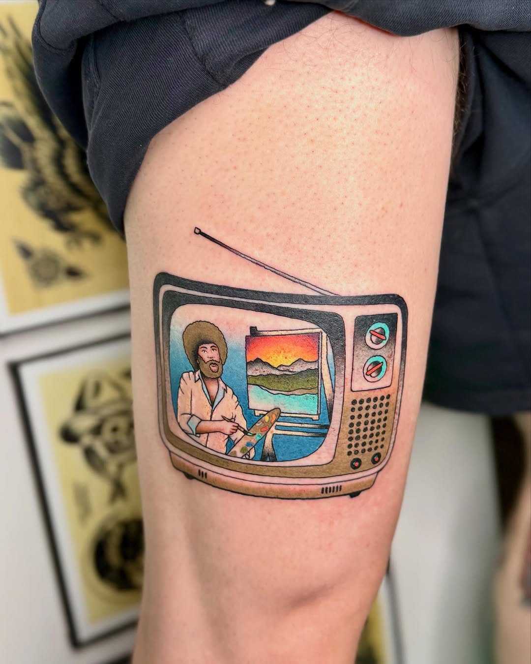 Tattoo by @curtisstairstattoo — new_school