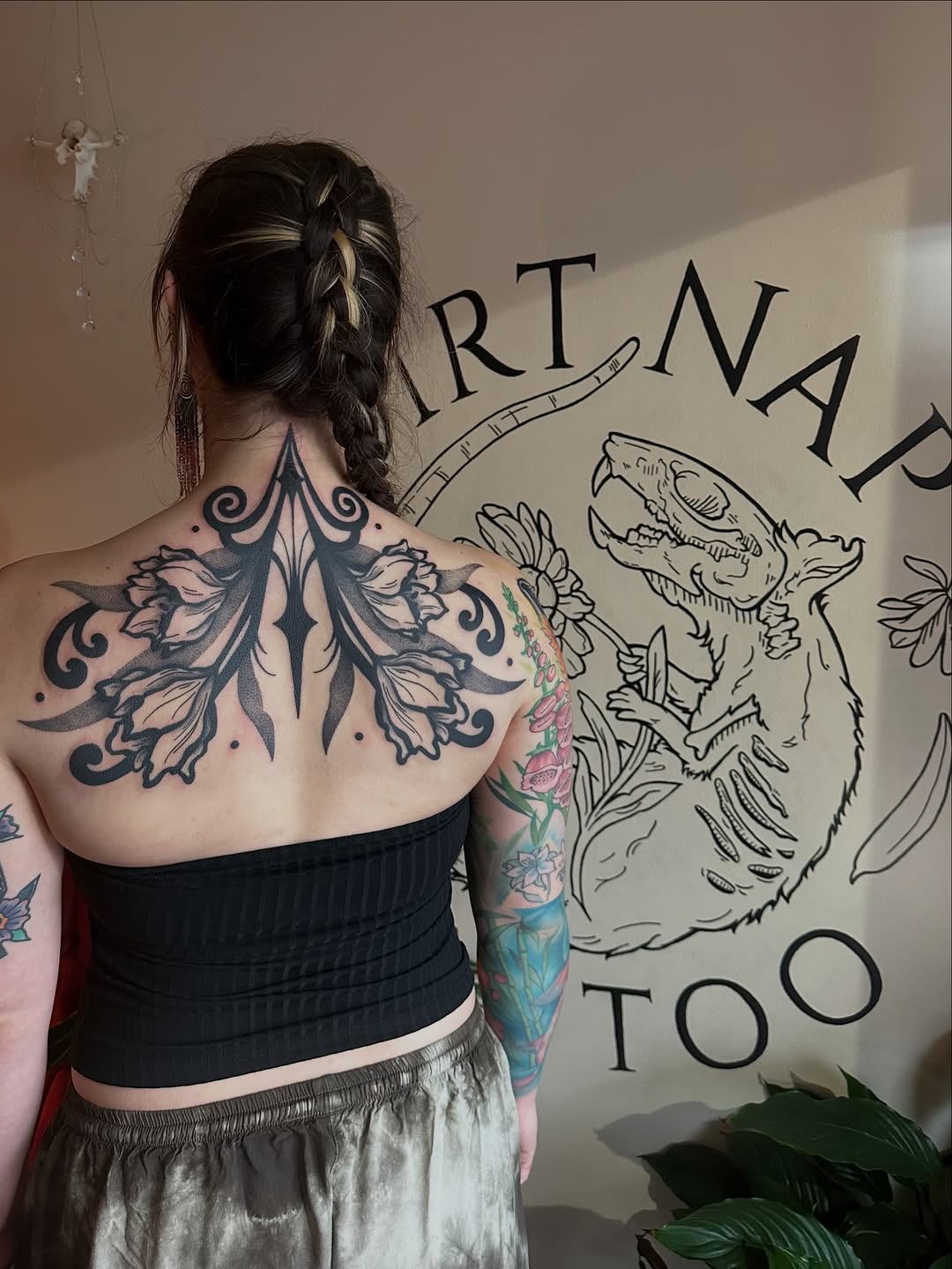 Tattoo by @stubbornsprouttattoo — black_and_grey, ornamental