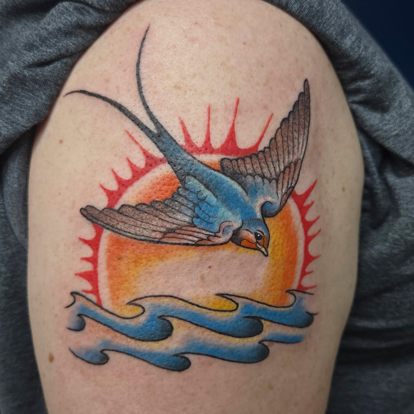 Tattoo by @robinmatztattoos โ american_traditional