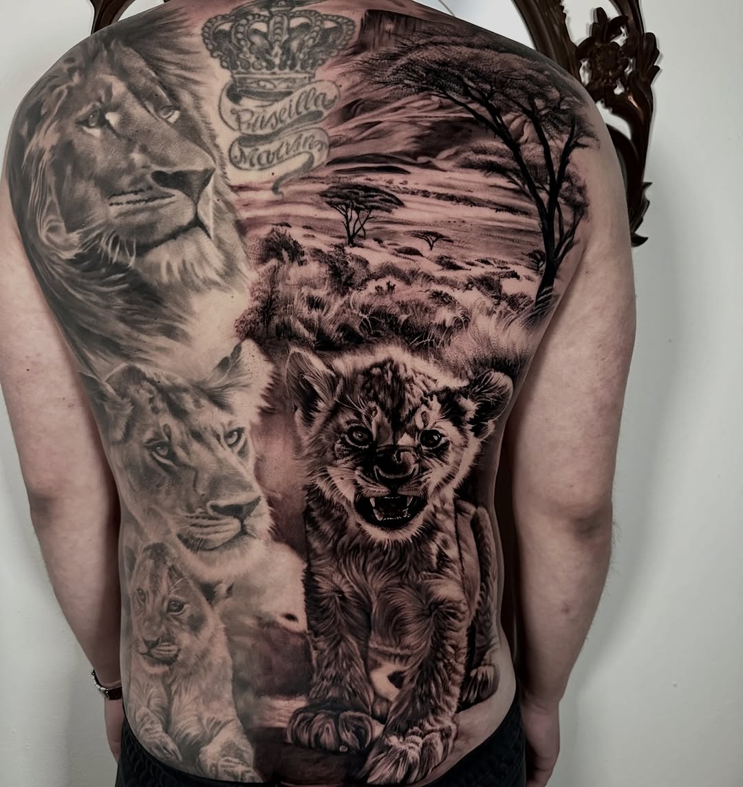 Tattoo work at Villain Arts – Houston