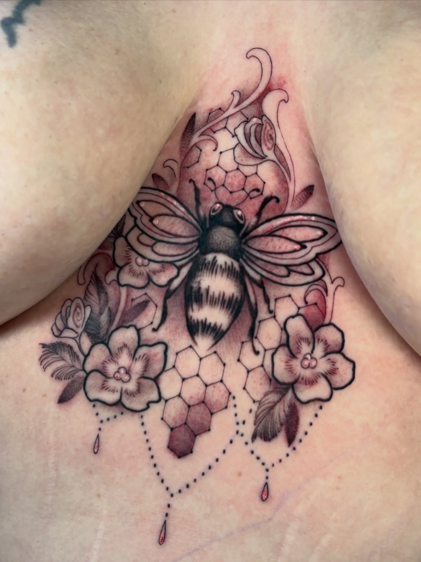 Tattoo by @izadeeg — american_traditional, dotwork