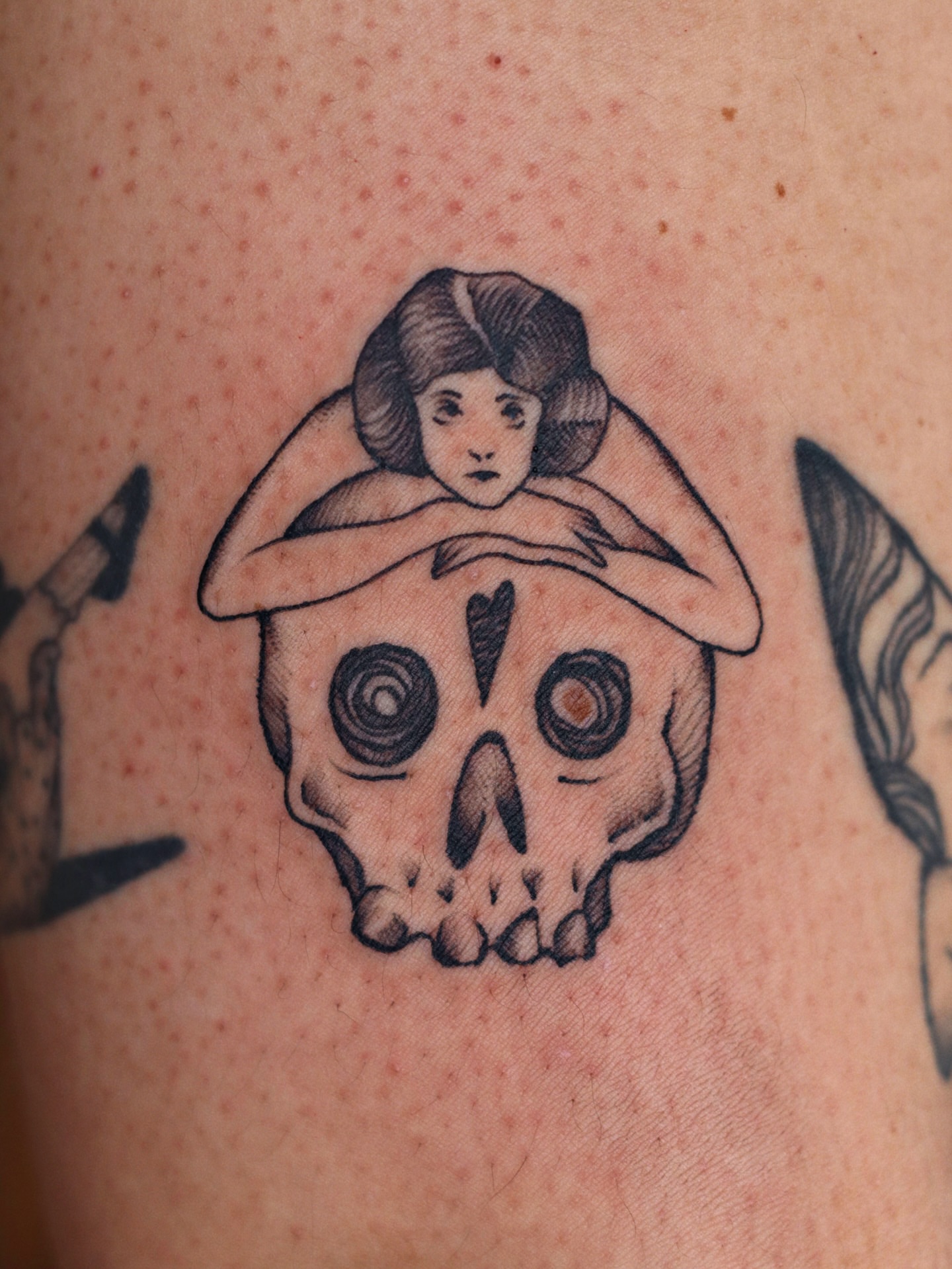 Tattoo by @nik.checots — black_and_grey, realism
