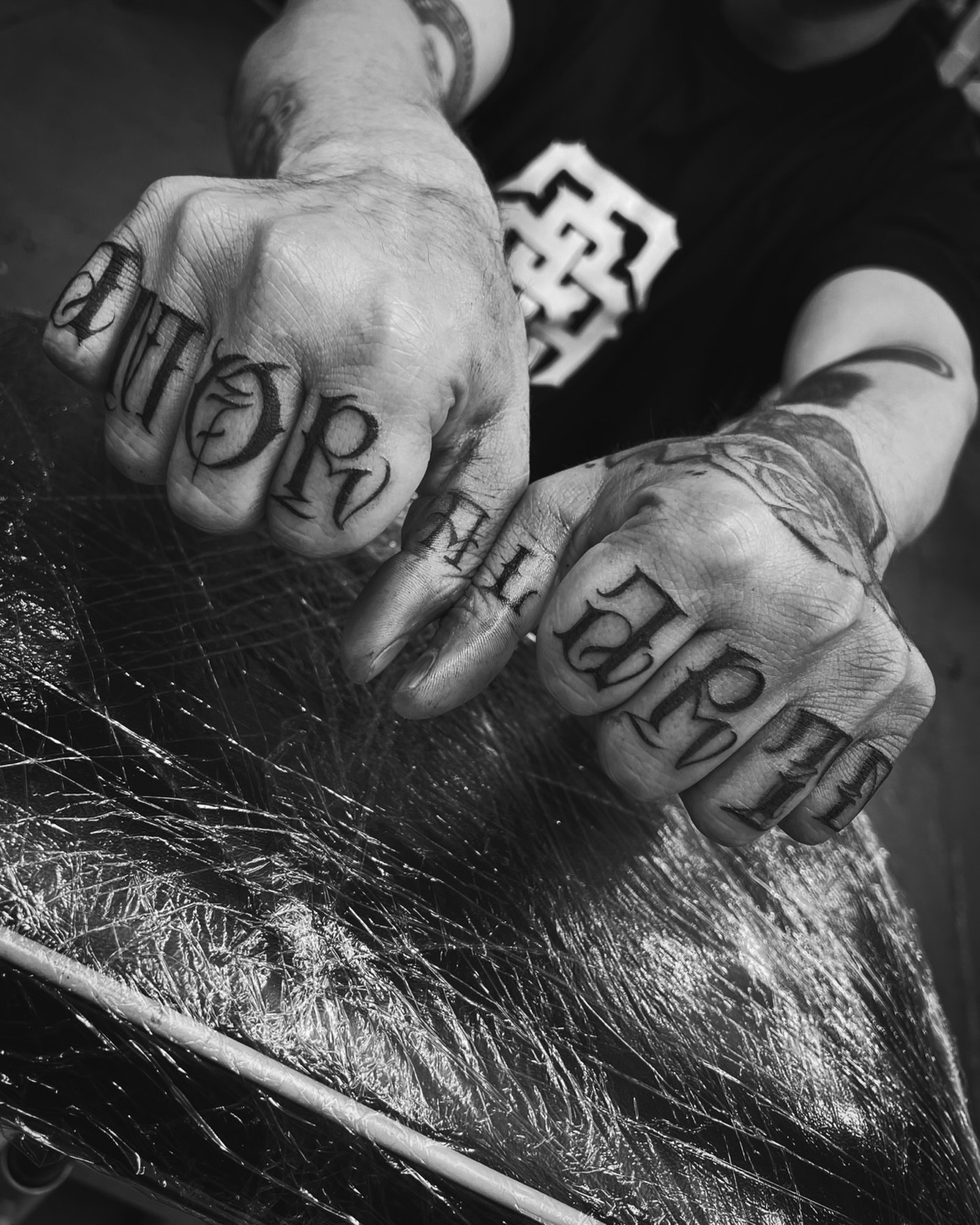 Tattoo by @osopolar_tattoos — lettering_script