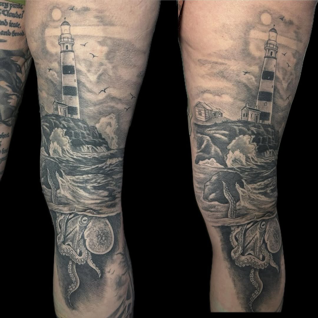 Tattoo by @sabbytattz — realism, black_and_grey