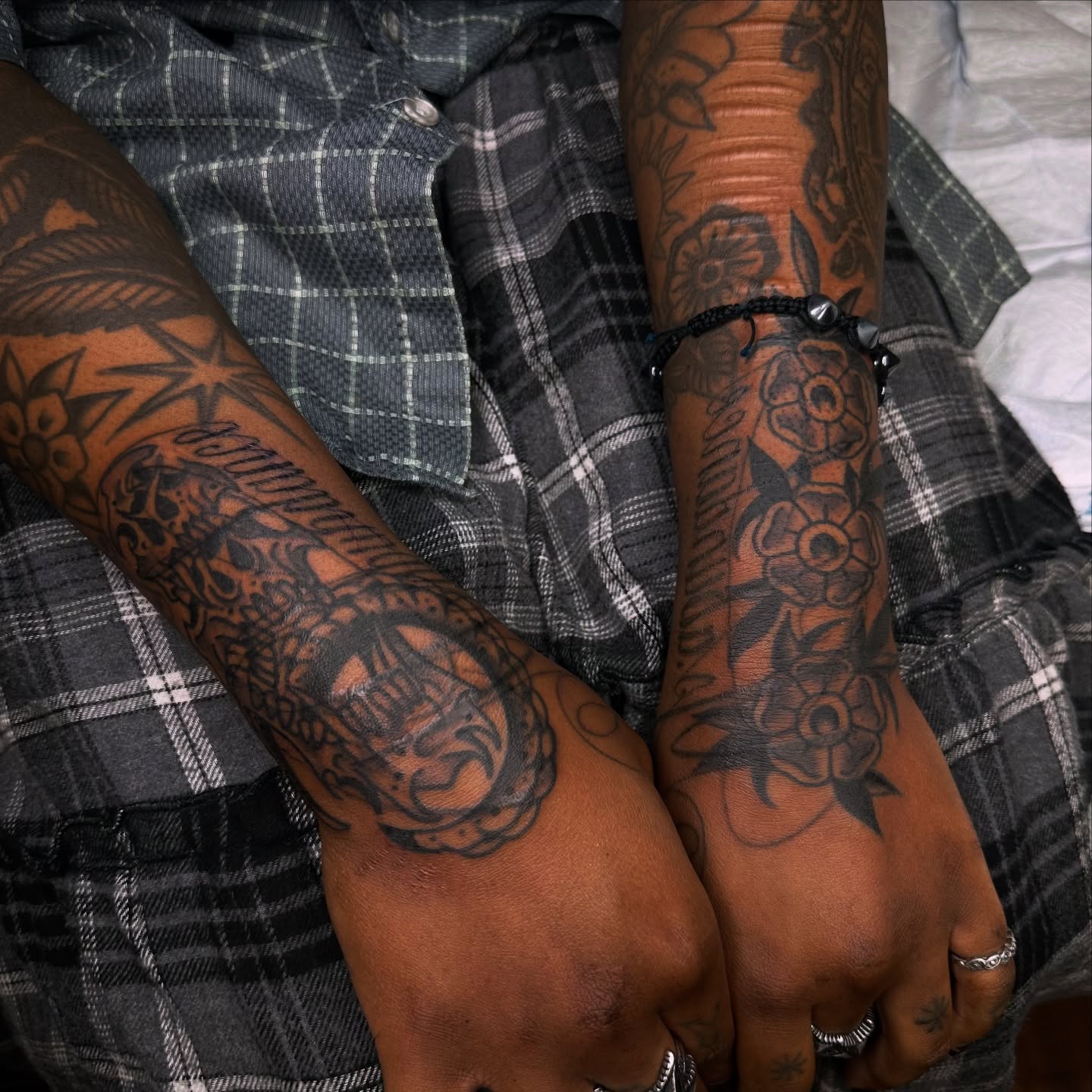 Tattoo by @codydewaldtattooer — black_and_grey