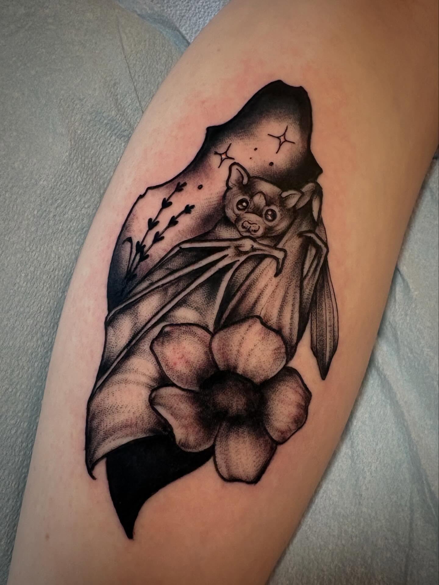 Tattoo by @instacam666 — dotwork, black_and_grey